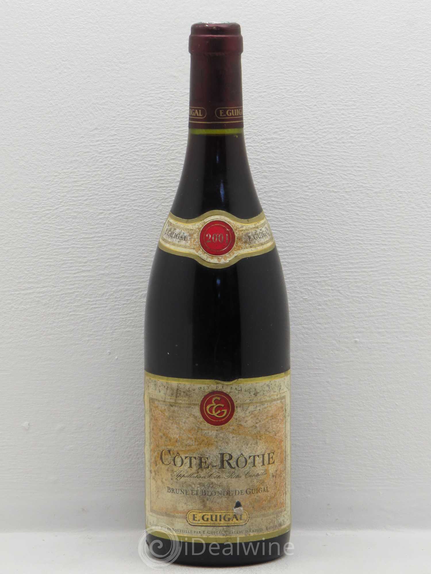 Côte-Rôtie Côtes Brune et Blonde Guigal 2001 - Lot de 1 bouteille - 0