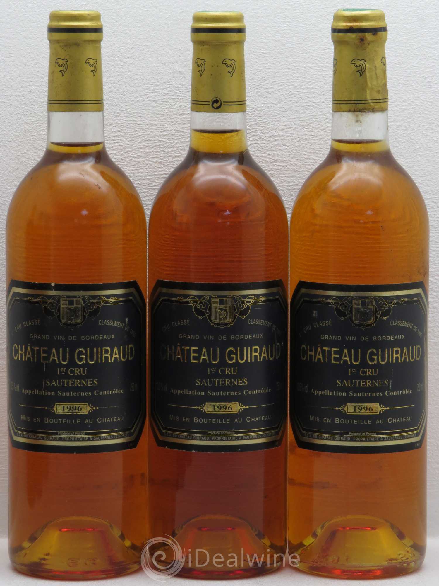 Château Guiraud 1er Grand Cru Classé (senza prezzo di riserva) 1996 - Lotto di 6 bottiglie - 1