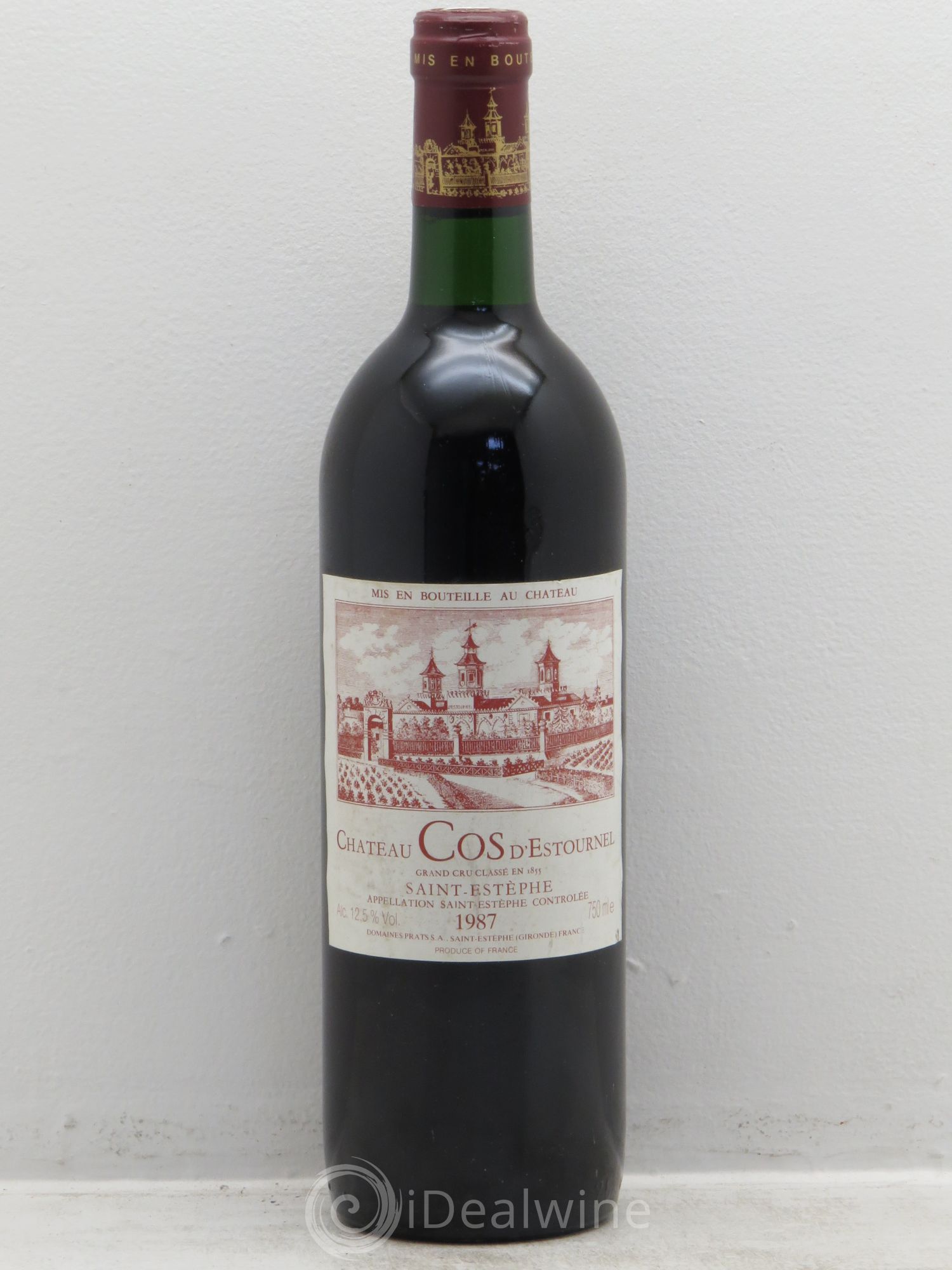 Cos d'Estournel 2ème Grand Cru Classé 1987 - Lot de 1 bouteille - 0