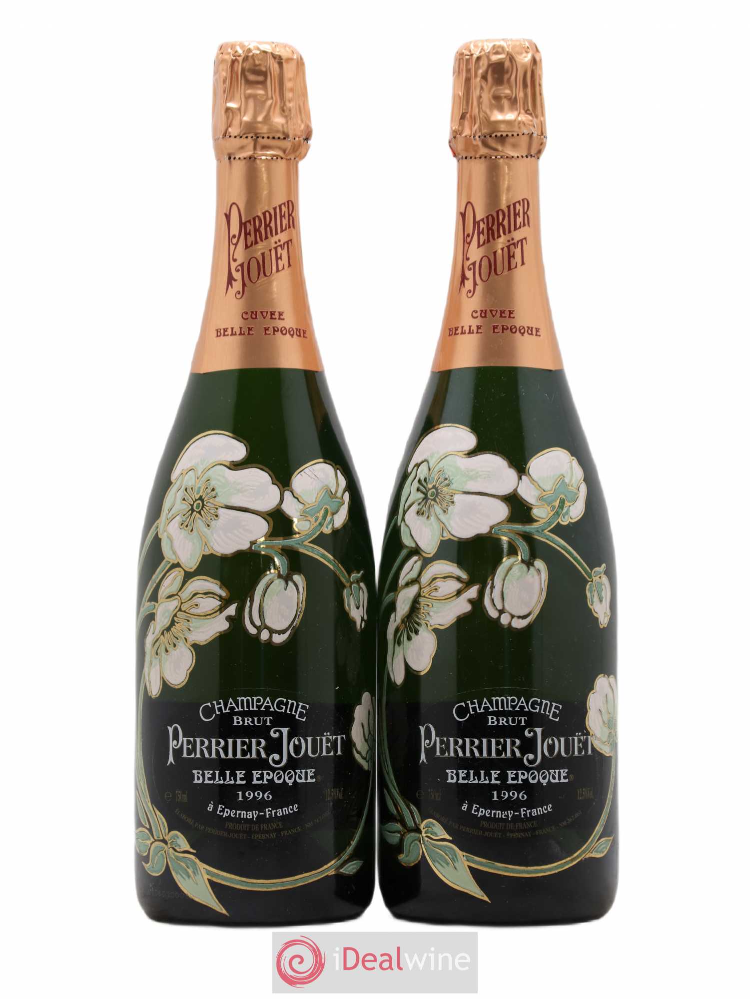 Cuvée Belle Epoque Brut Perrier-Jouët Brut 1996 - Lot de 2 bouteilles - 0