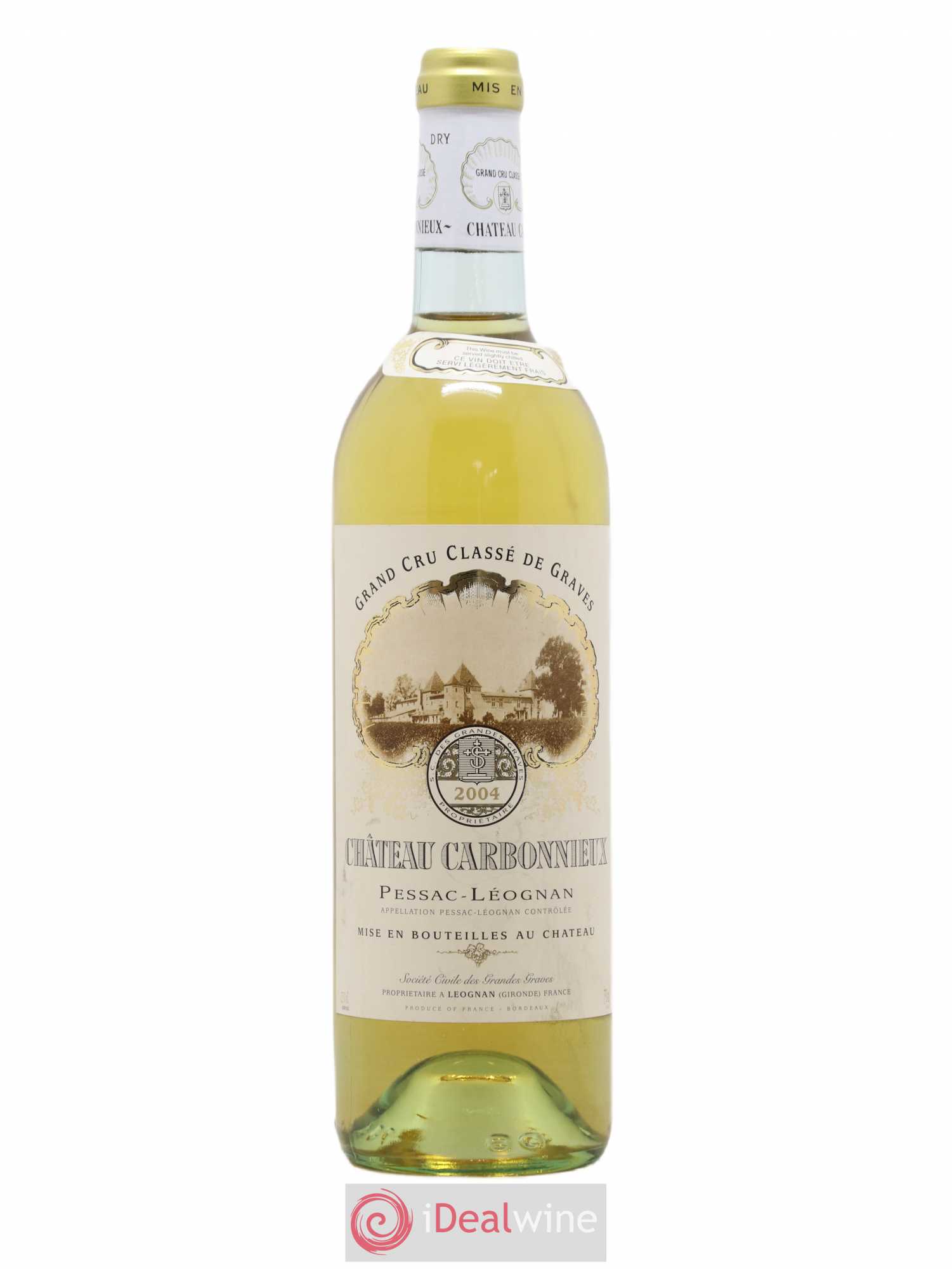 Château Carbonnieux Cru Classé de Graves 2004 - Lot de 1 bouteille - 0