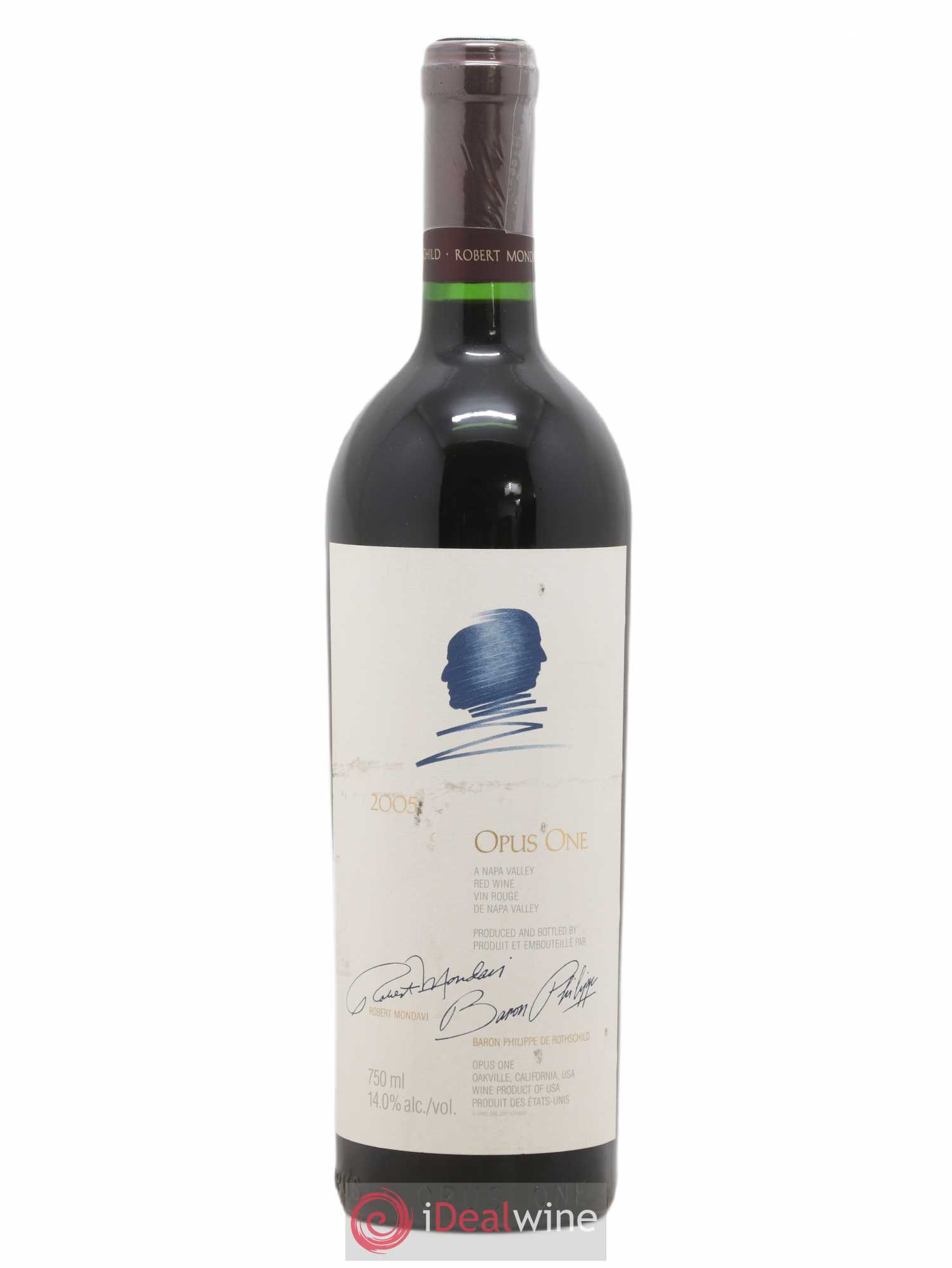 Napa Valley Opus One Robert Mondavi 2005 - Lot de 1 bouteille - 0