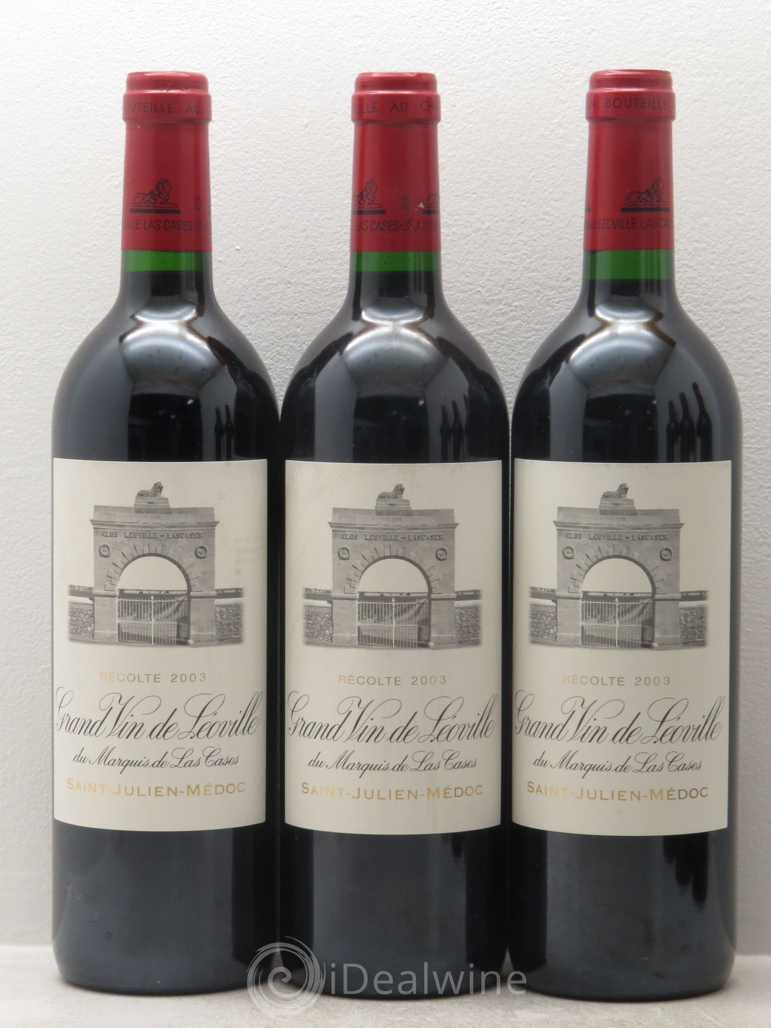Château Léoville Las Cases 2ème Grand Cru Classé 2003 - Lot de 6 bouteilles - 1