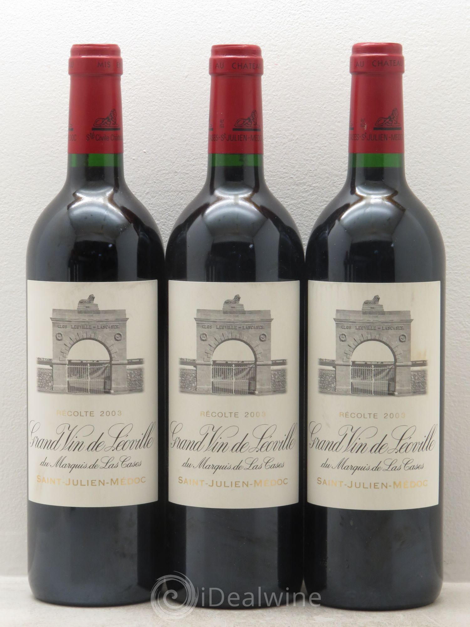 Château Léoville Las Cases 2ème Grand Cru Classé 2003 - Lot de 6 bouteilles - 2