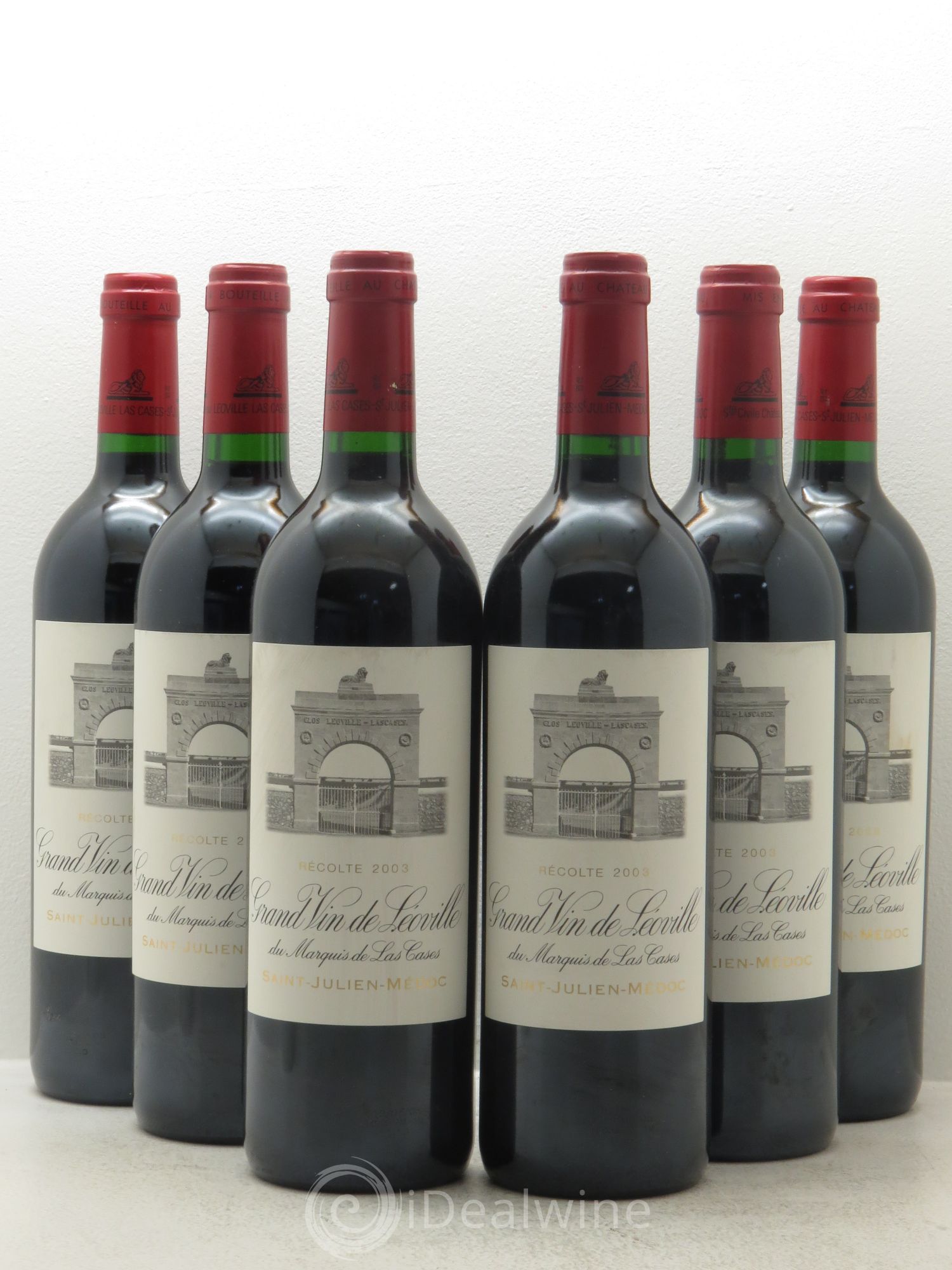 Château Léoville Las Cases 2ème Grand Cru Classé 2003 - Lot de 6 bouteilles - 0