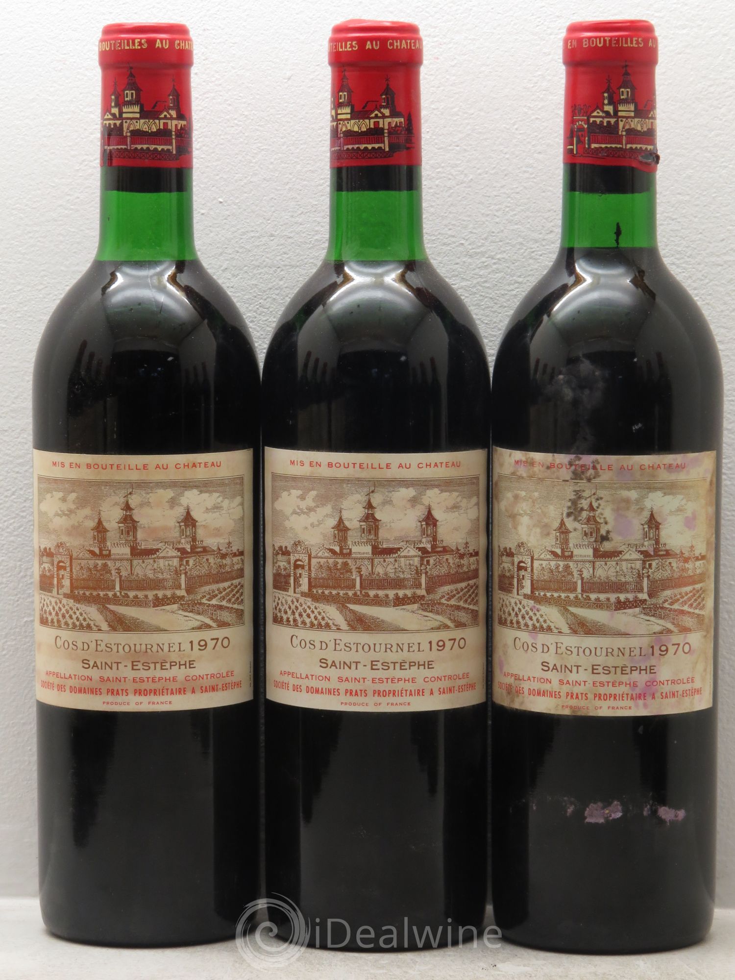 Cos d'Estournel 2ème Grand Cru Classé 1970 - Lot de 12 bouteilles - 1