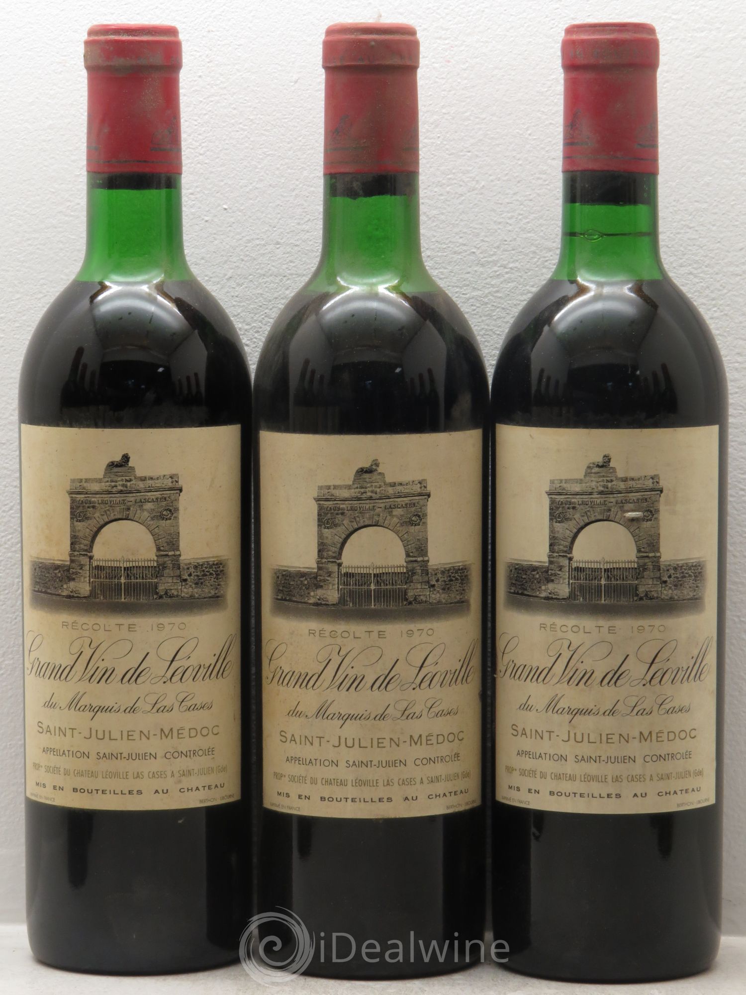 Château Léoville Las Cases 2ème Grand Cru Classé 1970 - Lotto di 12 bottiglie - 1
