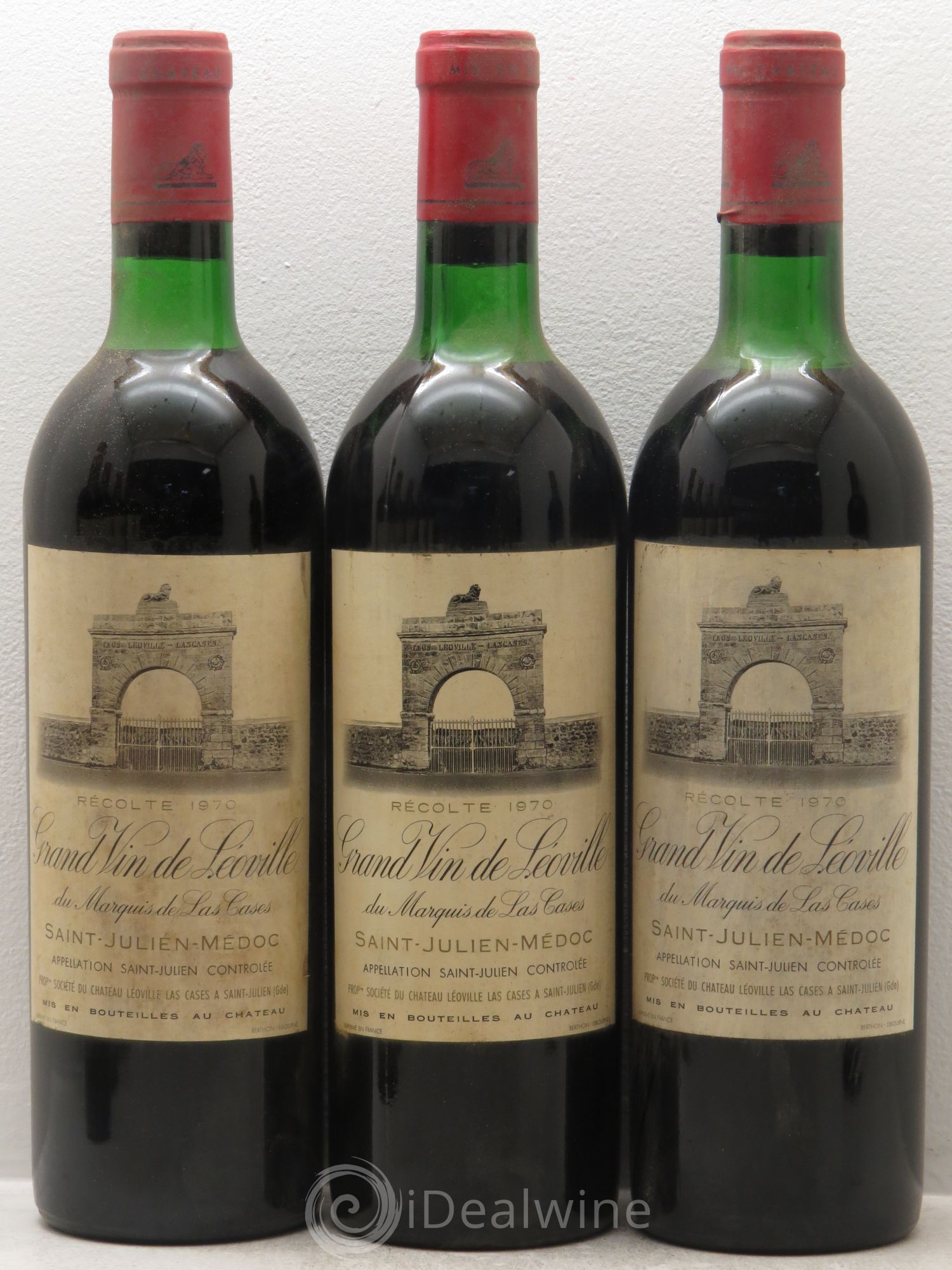 Château Léoville Las Cases 2ème Grand Cru Classé 1970 - Lotto di 12 bottiglie - 2