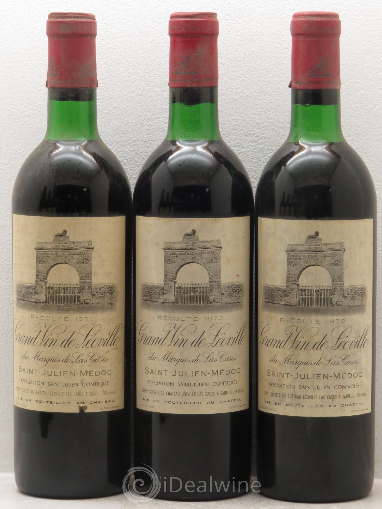 Château Léoville Las Cases 2ème Grand Cru Classé 1970 - Lotto di 12 bottiglie - 3