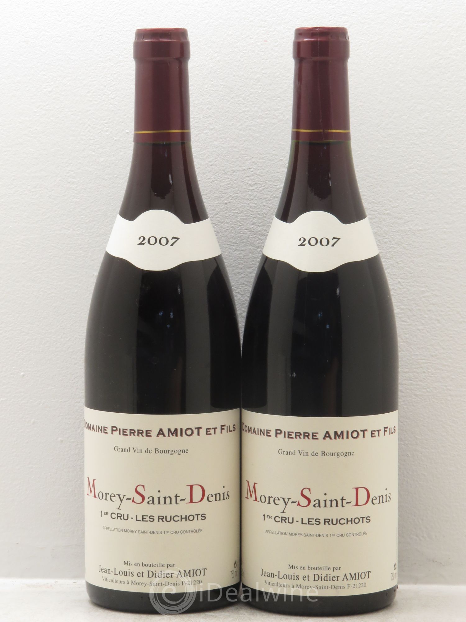Morey-Saint-Denis 1er Cru 2007 - Lot de 2 bouteilles - 0
