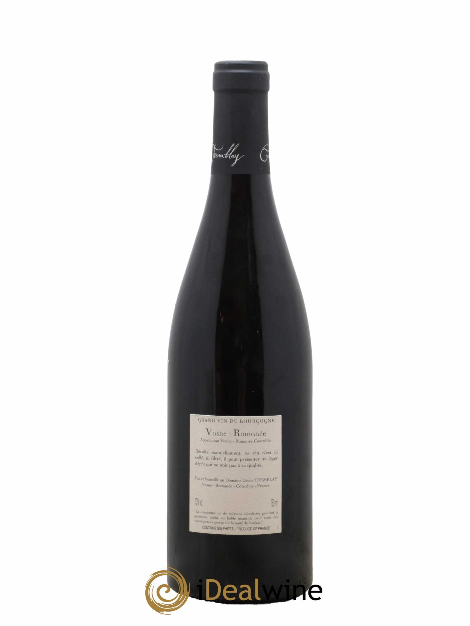 Vosne-Romanée Vieilles Vignes Cécile Tremblay 2012 - Lot de 1 bouteille - 1