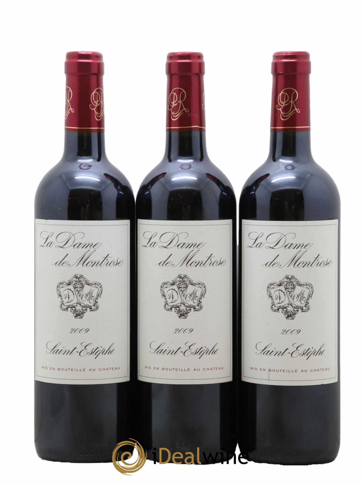 La Dame de Montrose Second Vin 2009 - Lot of 3 bottles - 0