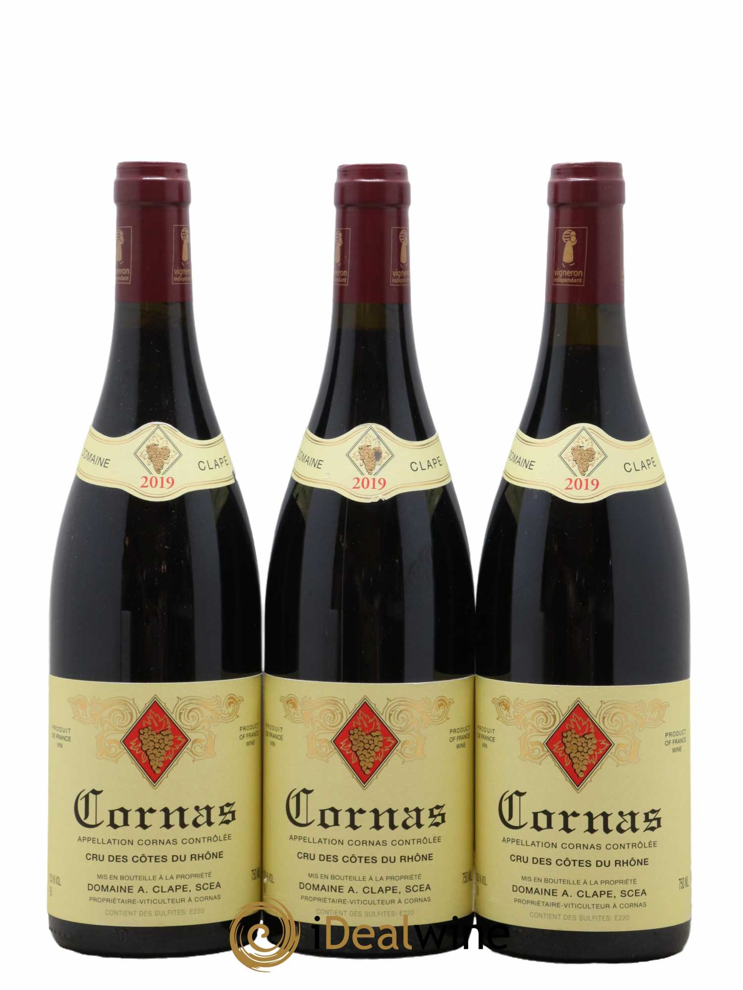 Cornas Auguste Clape 2019 - Lot de 3 bouteilles - 0