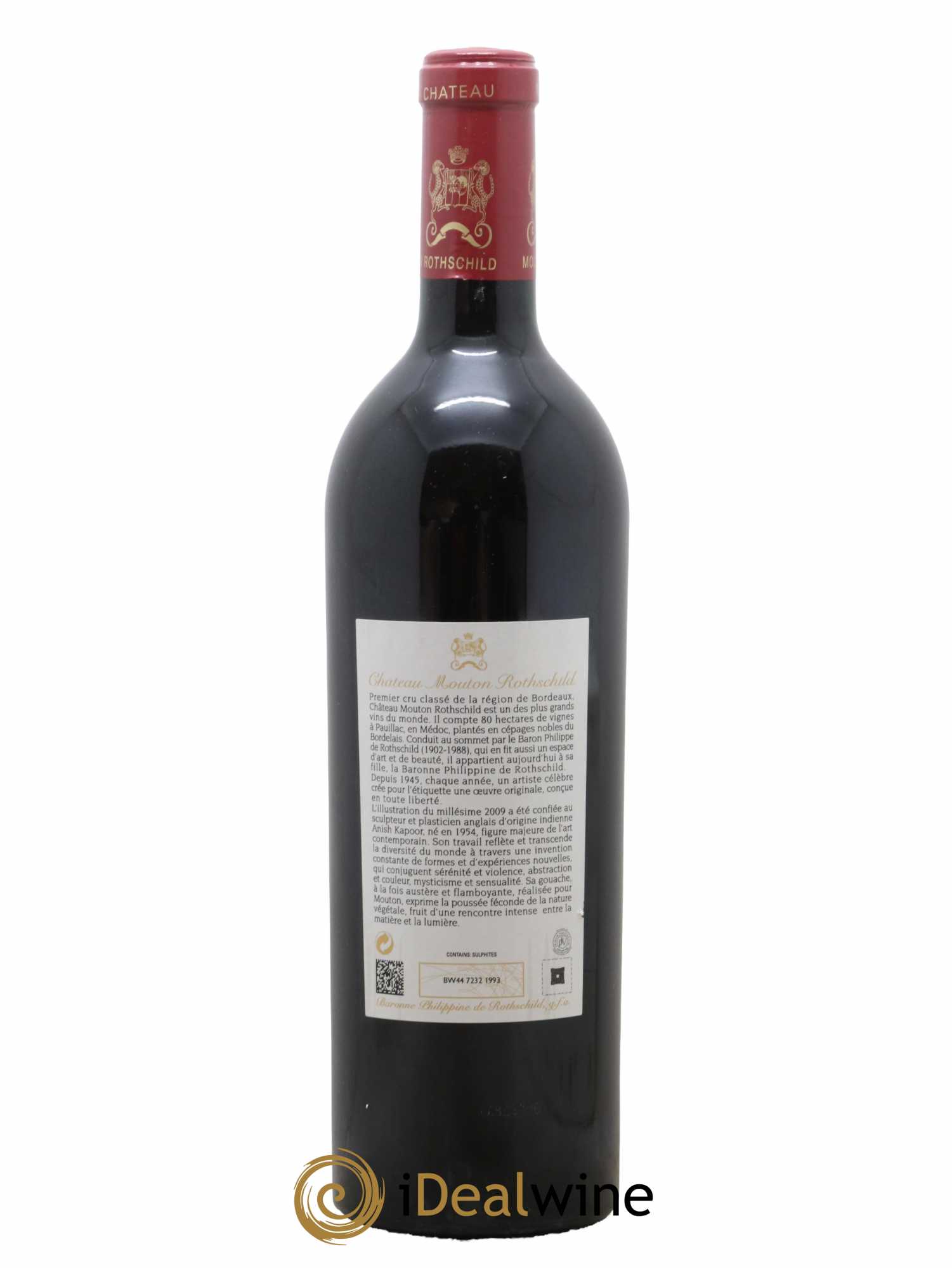 Château Mouton Rothschild 1er Grand Cru Classé 2009 - Lot of 1 bottle - 1