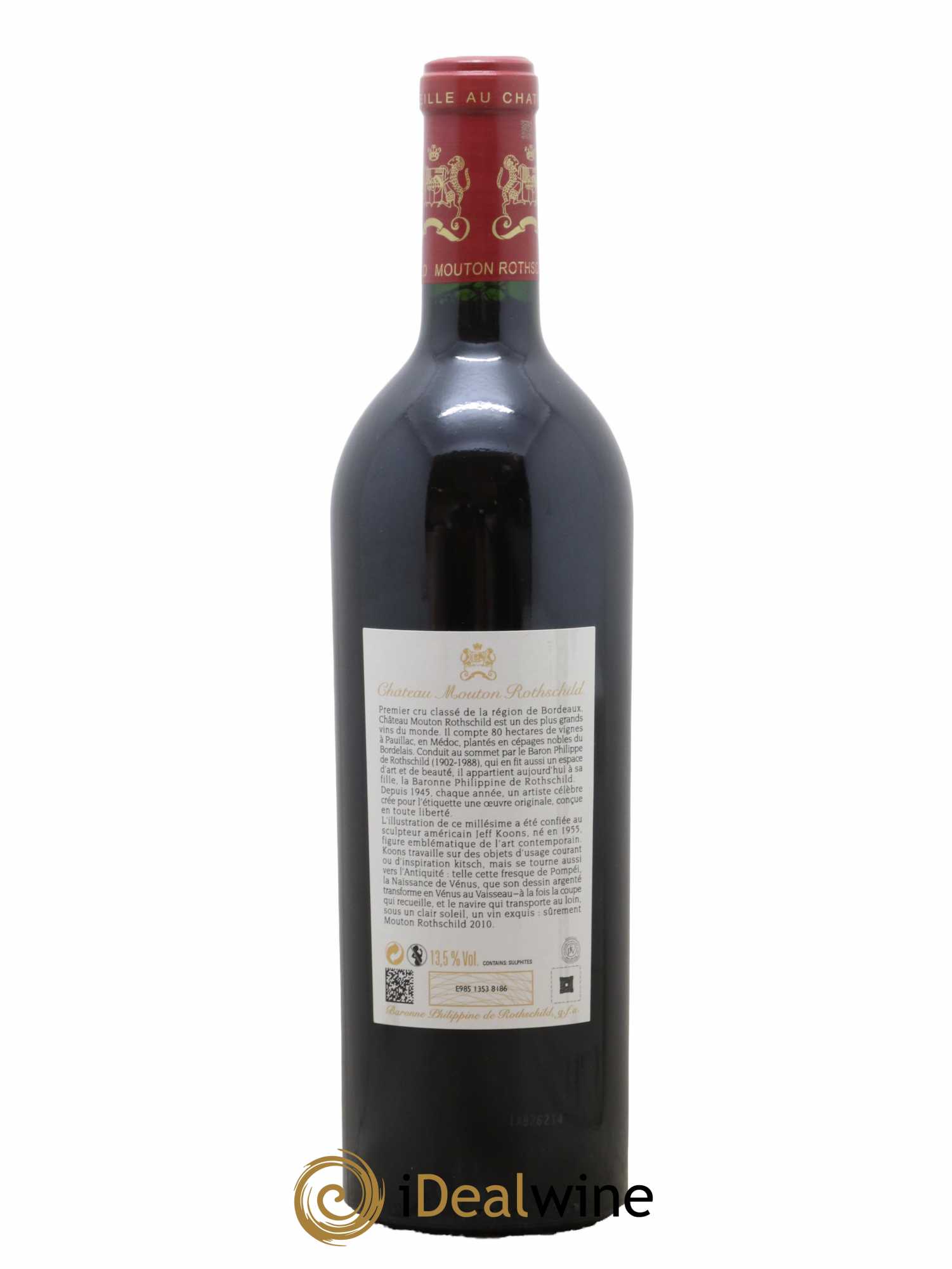 Château Mouton Rothschild 1er Grand Cru Classé 2010 - Lot of 1 bottle - 1