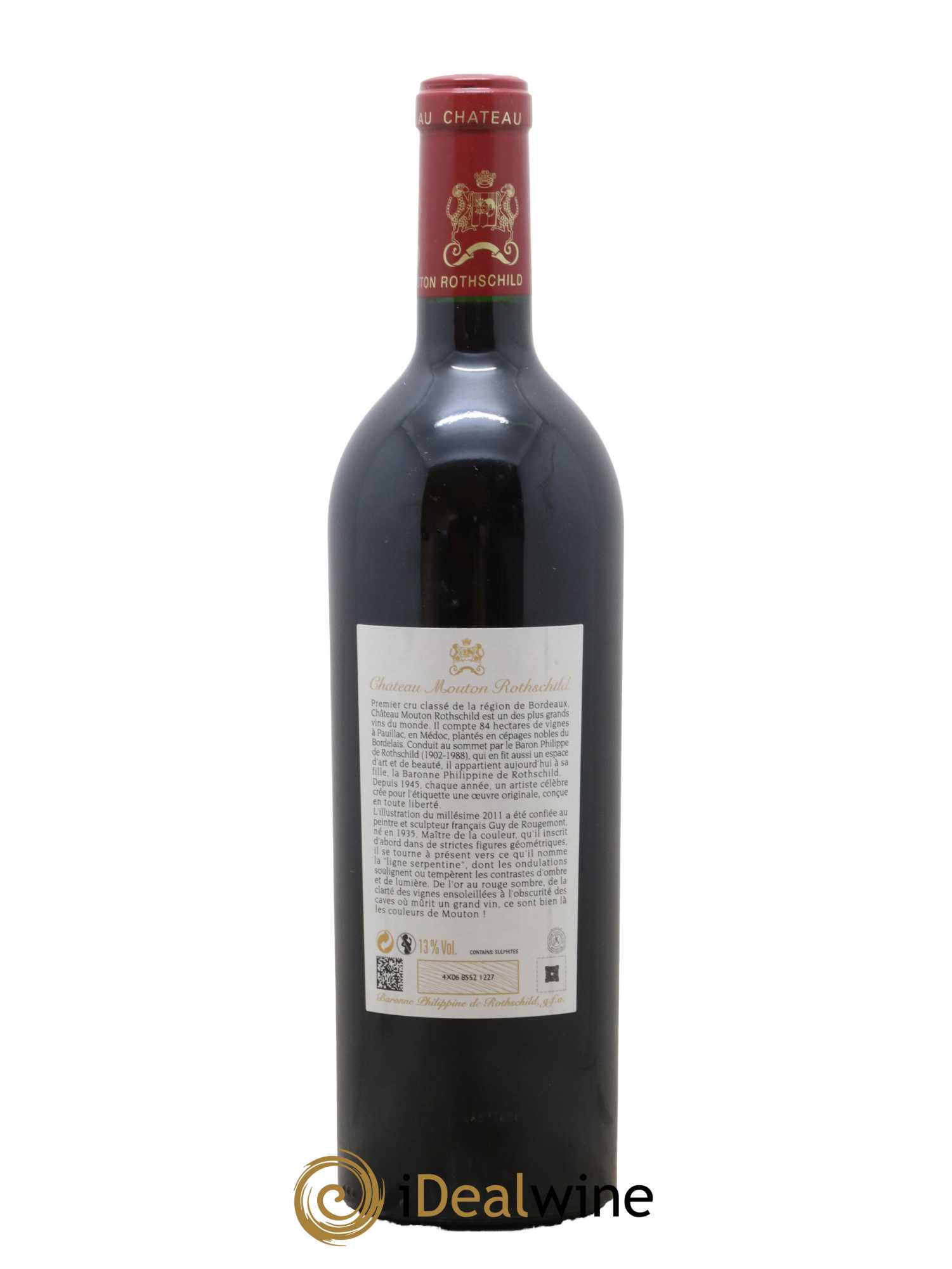 Château Mouton Rothschild 1er Grand Cru Classé 2011 - Lot of 1 bottle - 1