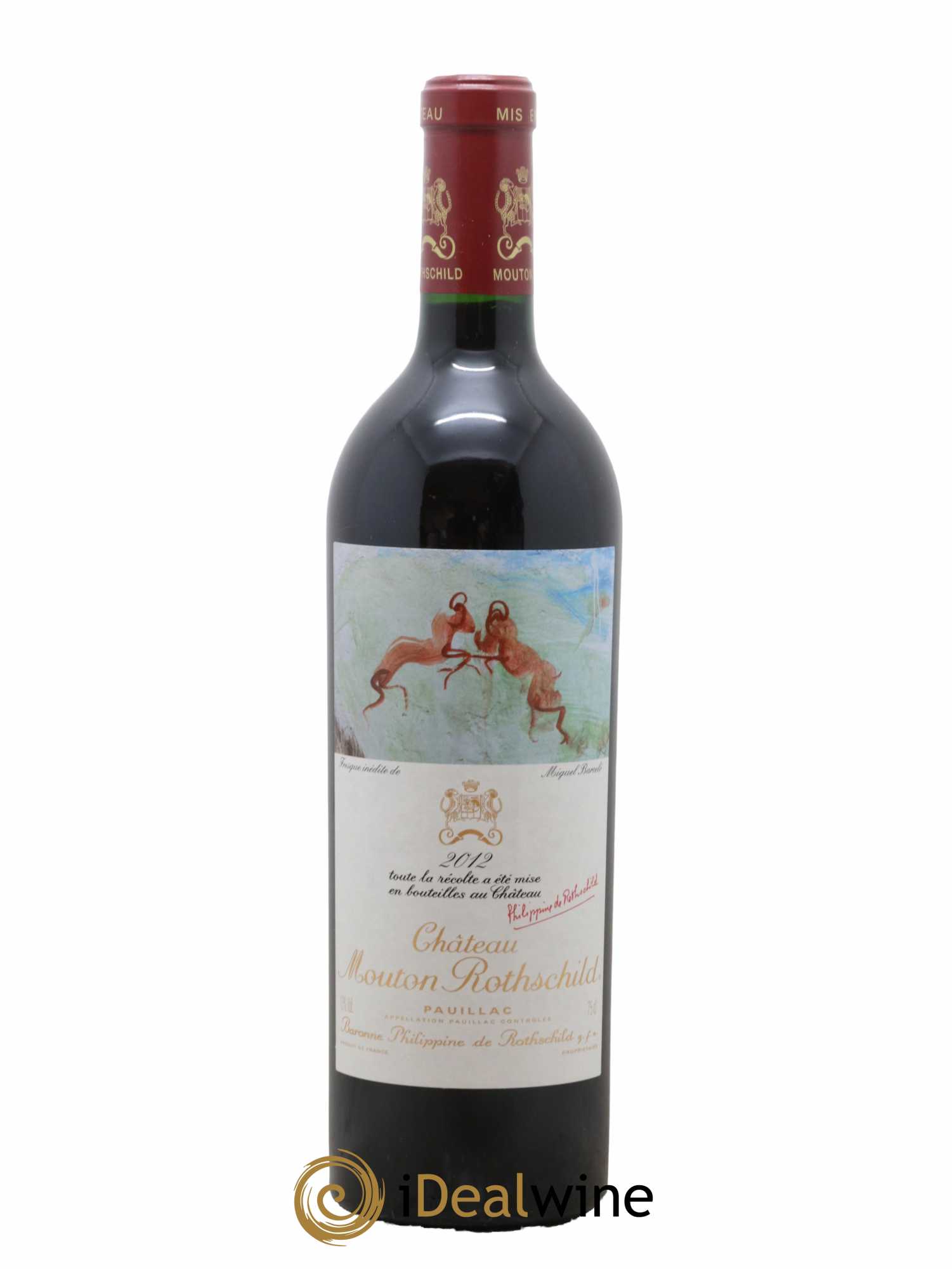Château Mouton Rothschild 1er Grand Cru Classé 2012 - Lot de 1 bouteille - 0