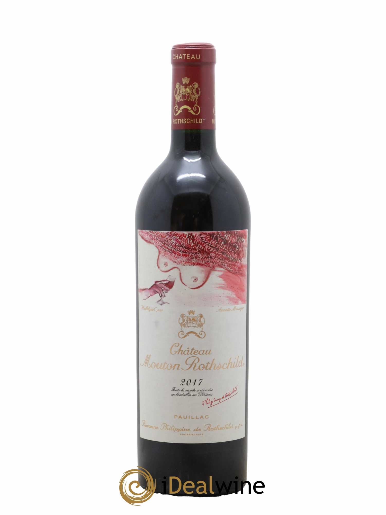 Château Mouton Rothschild 1er Grand Cru Classé 2017 - Lot de 1 bouteille - 0