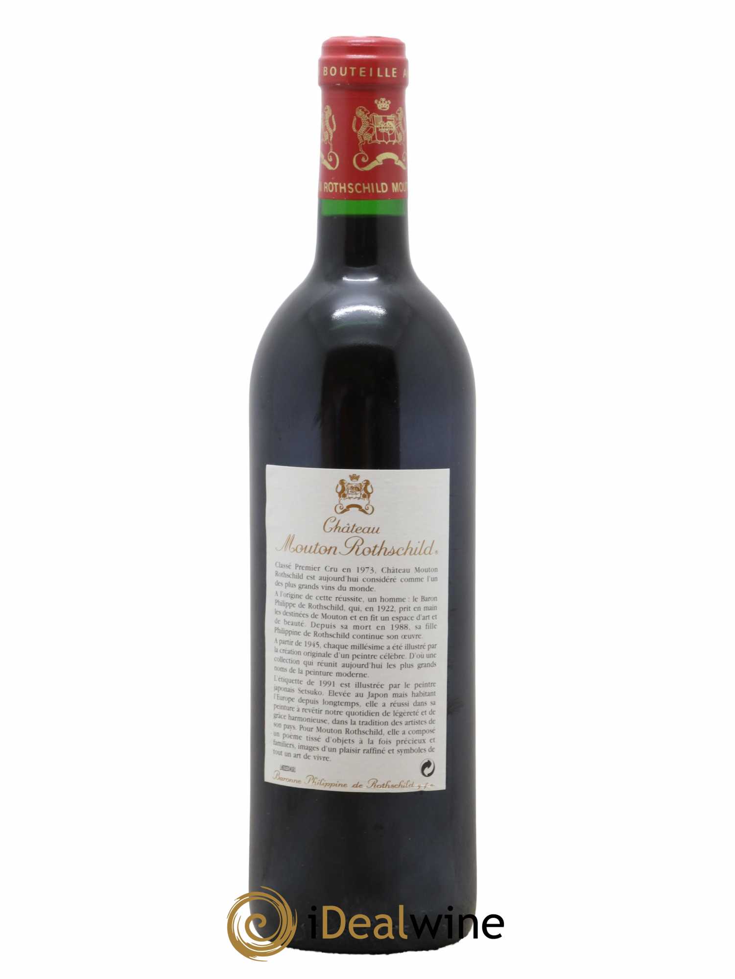 Château Mouton Rothschild 1er Grand Cru Classé 1991 - Posten von 1 Flasche - 1