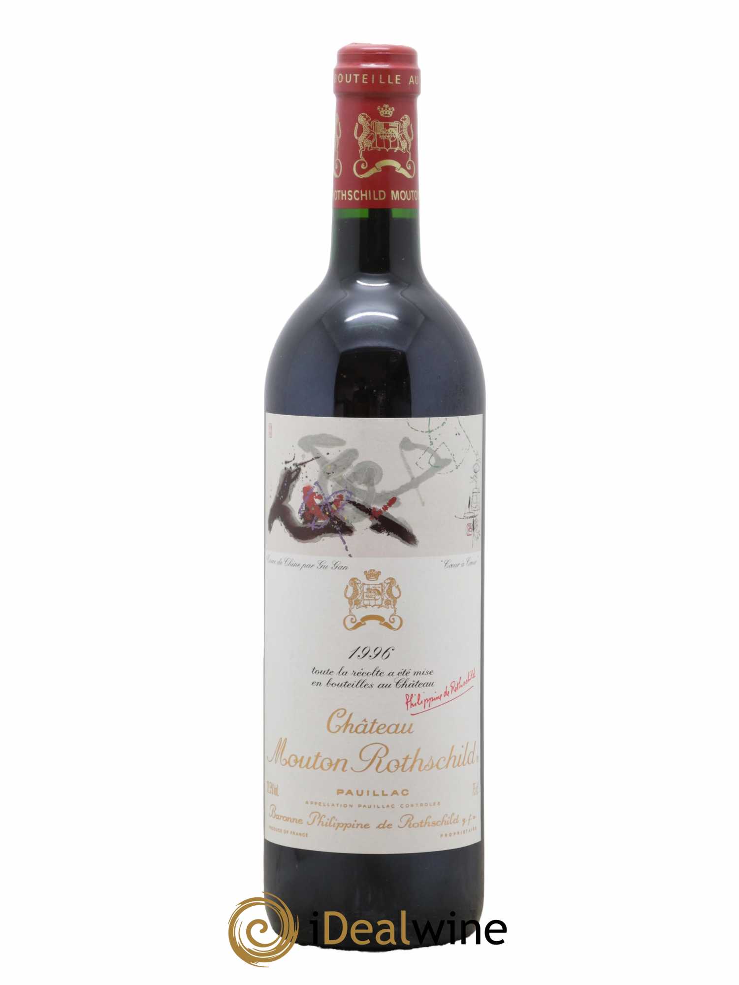 Château Mouton Rothschild 1er Grand Cru Classé 1996 - Lot of 1 bottle - 0