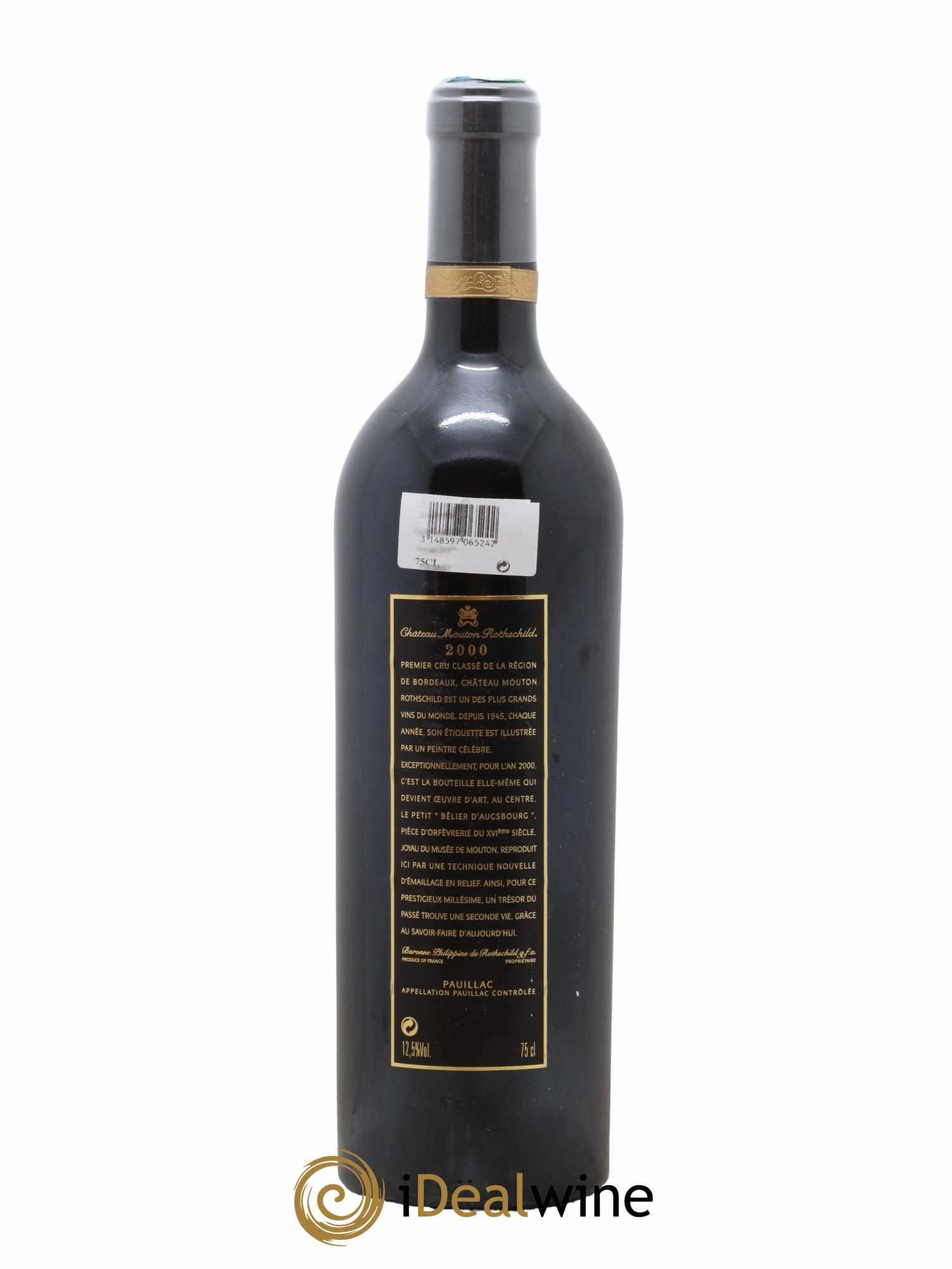 Château Mouton Rothschild 1er Grand Cru Classé 2000 - Lot of 1 bottle - 1