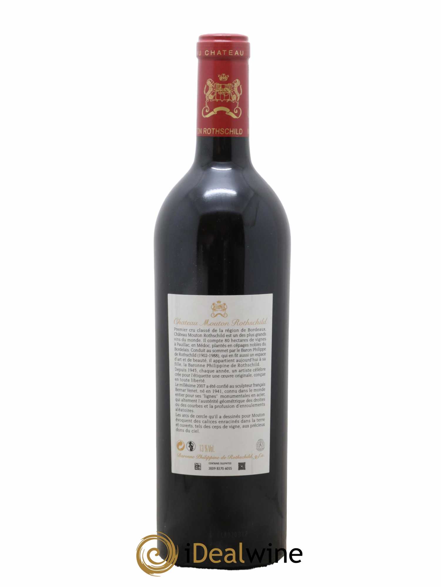 Château Mouton Rothschild 1er Grand Cru Classé 2007 - Lot of 1 bottle - 1