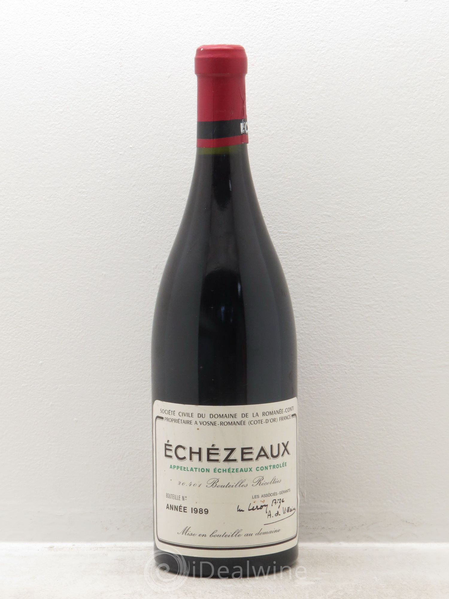 Echezeaux Grand Cru Domaine de la Romanée-Conti 1989 - Lot de 1 bouteille - 0