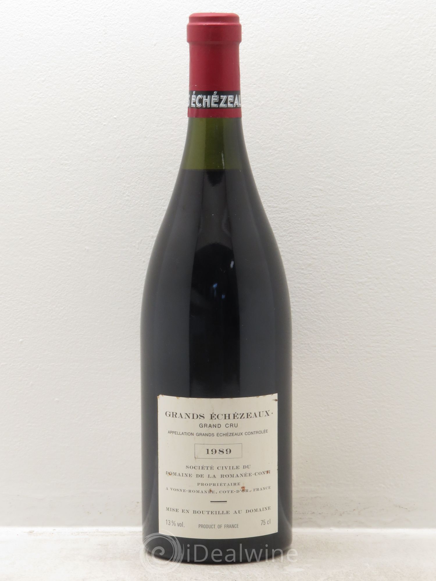 Grands-Echezeaux Grand Cru Domaine de la Romanée-Conti 1989 - Lot de 1 bouteille - 1