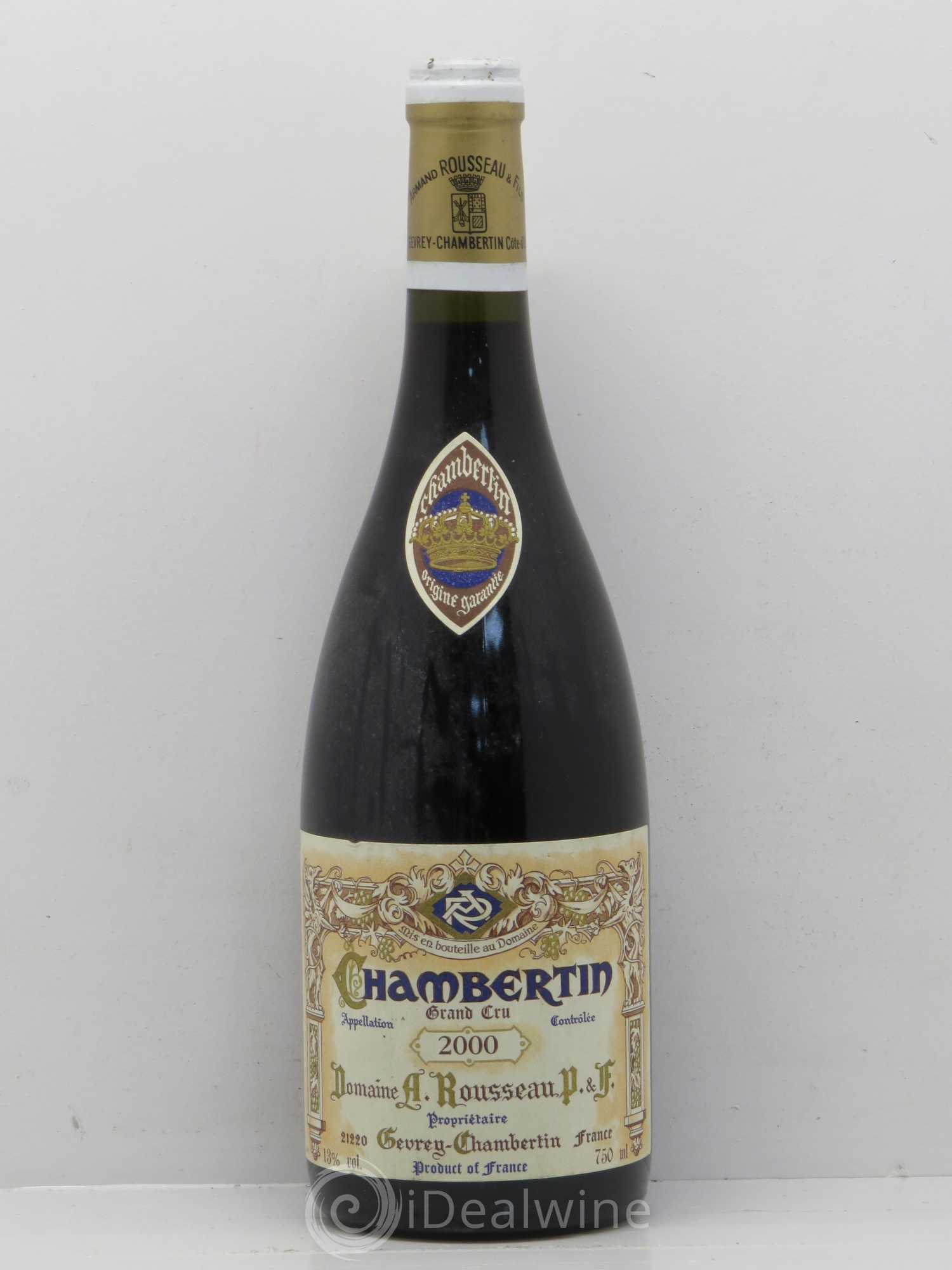 Chambertin Grand Cru Armand Rousseau (Domaine) 2000 - Lot de 1 bouteille - 0