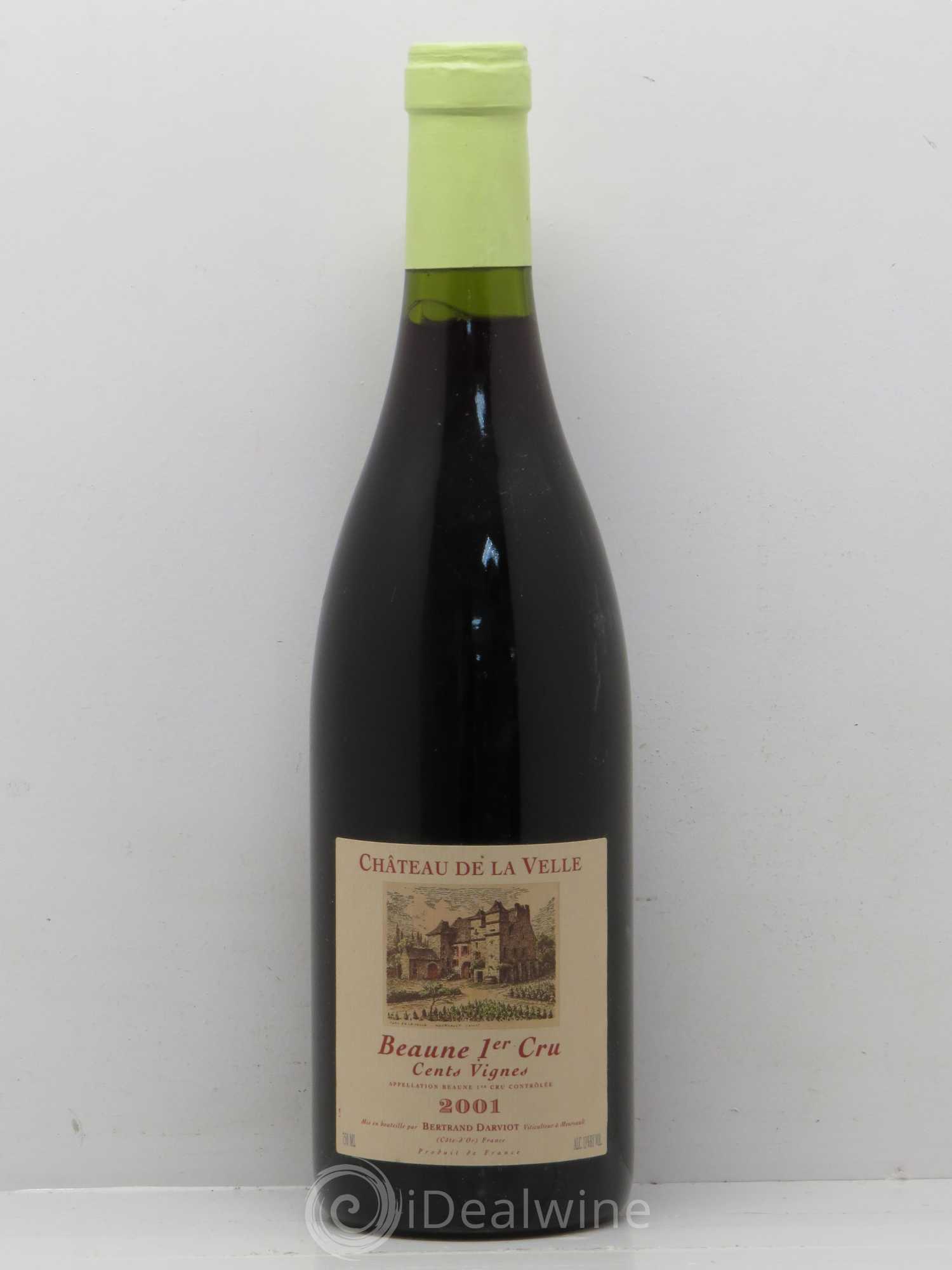 Beaune 1er Cru Cents Vignes Château de la Velle 2001 - Lot of 1 bottle - 0