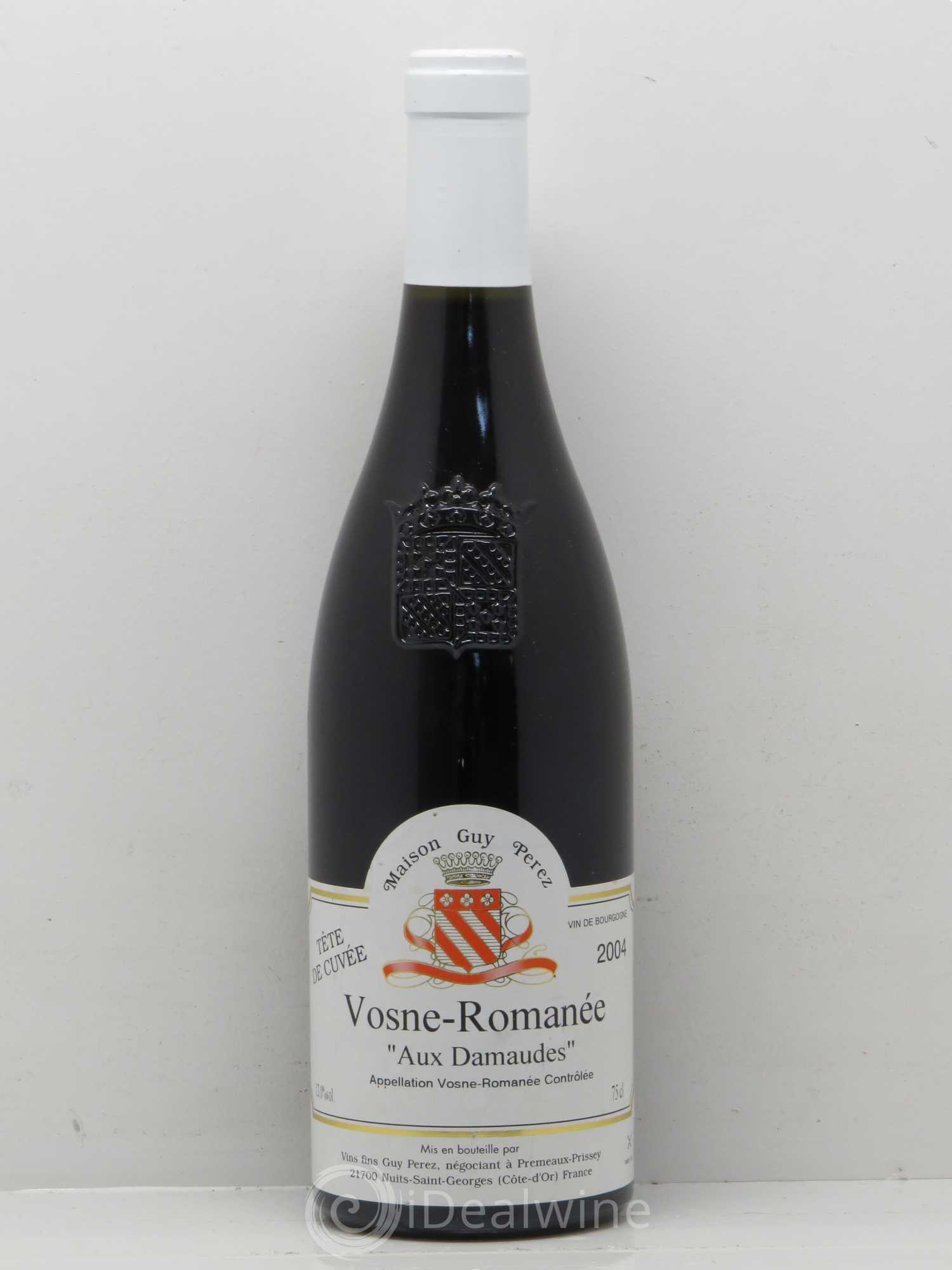 Vosne-Romanée Aux Damaudes Tête De Cuvée Maison Guy Perez 2004 - Lot of 1 bottle - 0