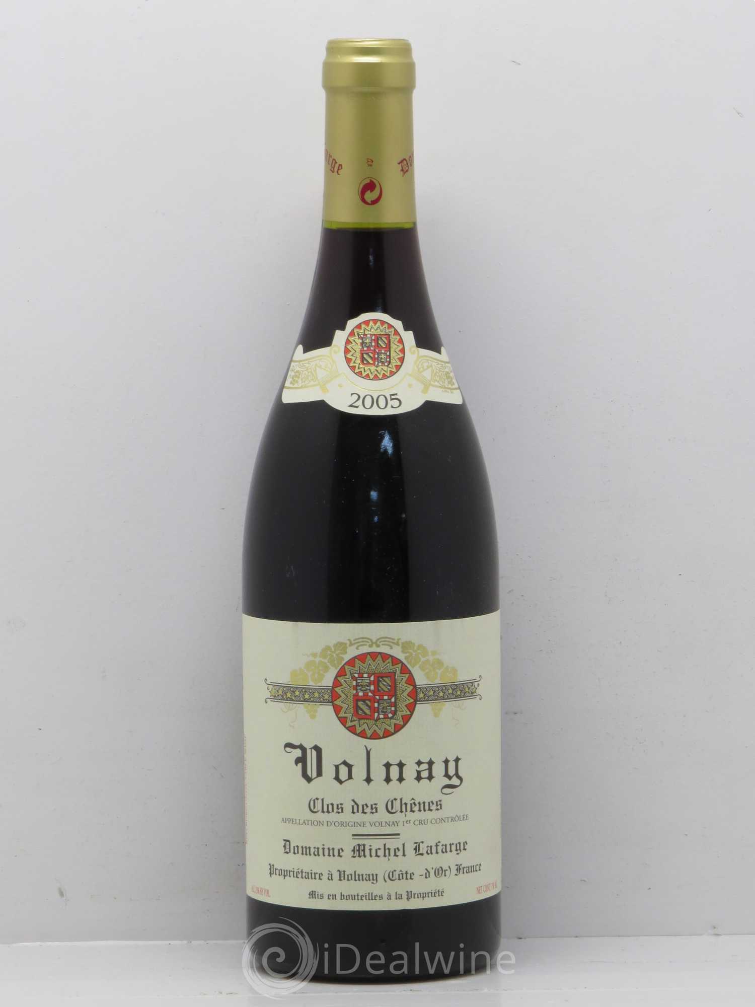 Volnay 1er Cru Clos des Chênes Lafarge (Domaine) 2005 - Lot de 1 bouteille - 0