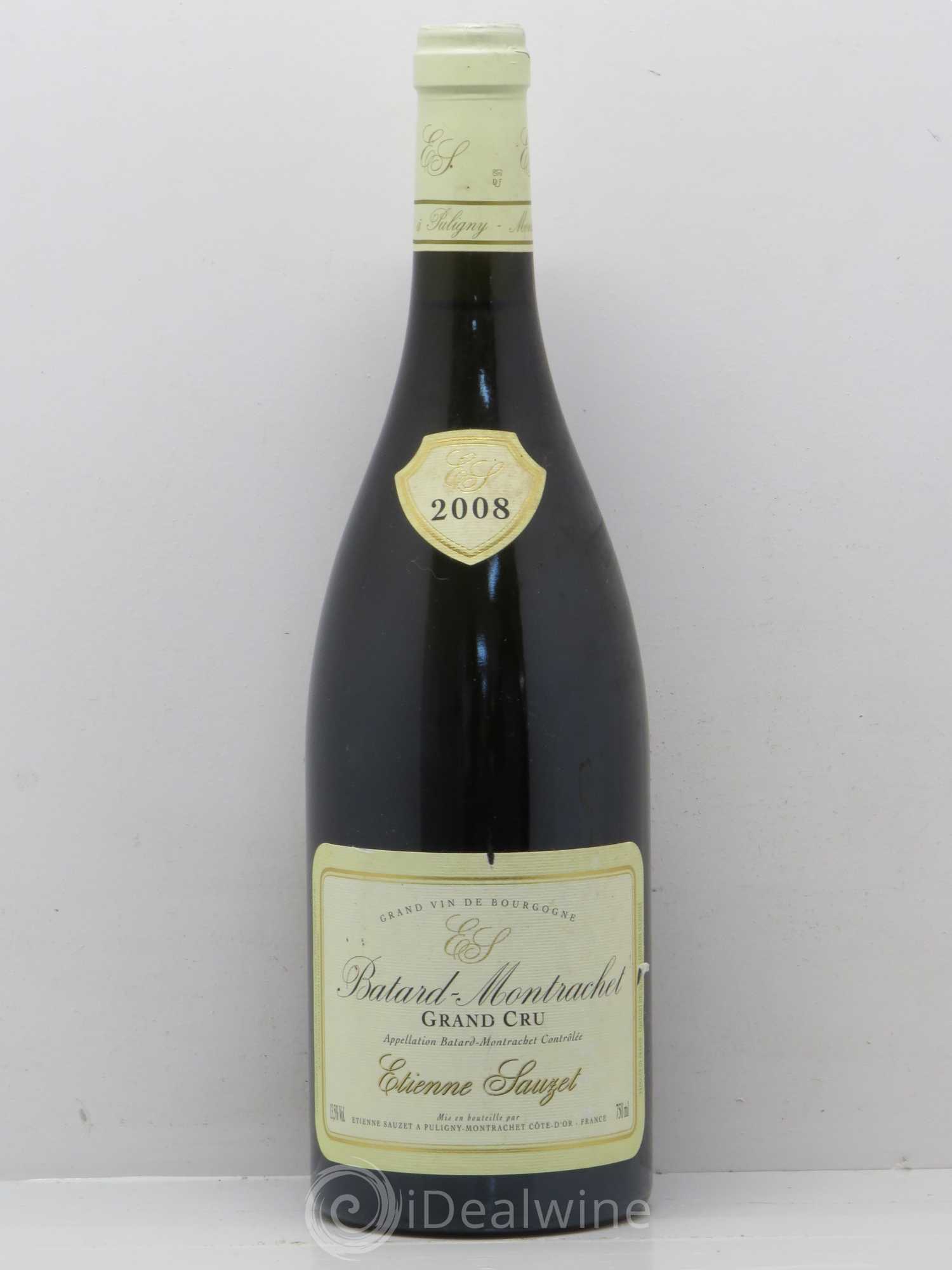 Bâtard-Montrachet Grand Cru Etienne Sauzet 2008 - Lot de 1 bouteille - 0