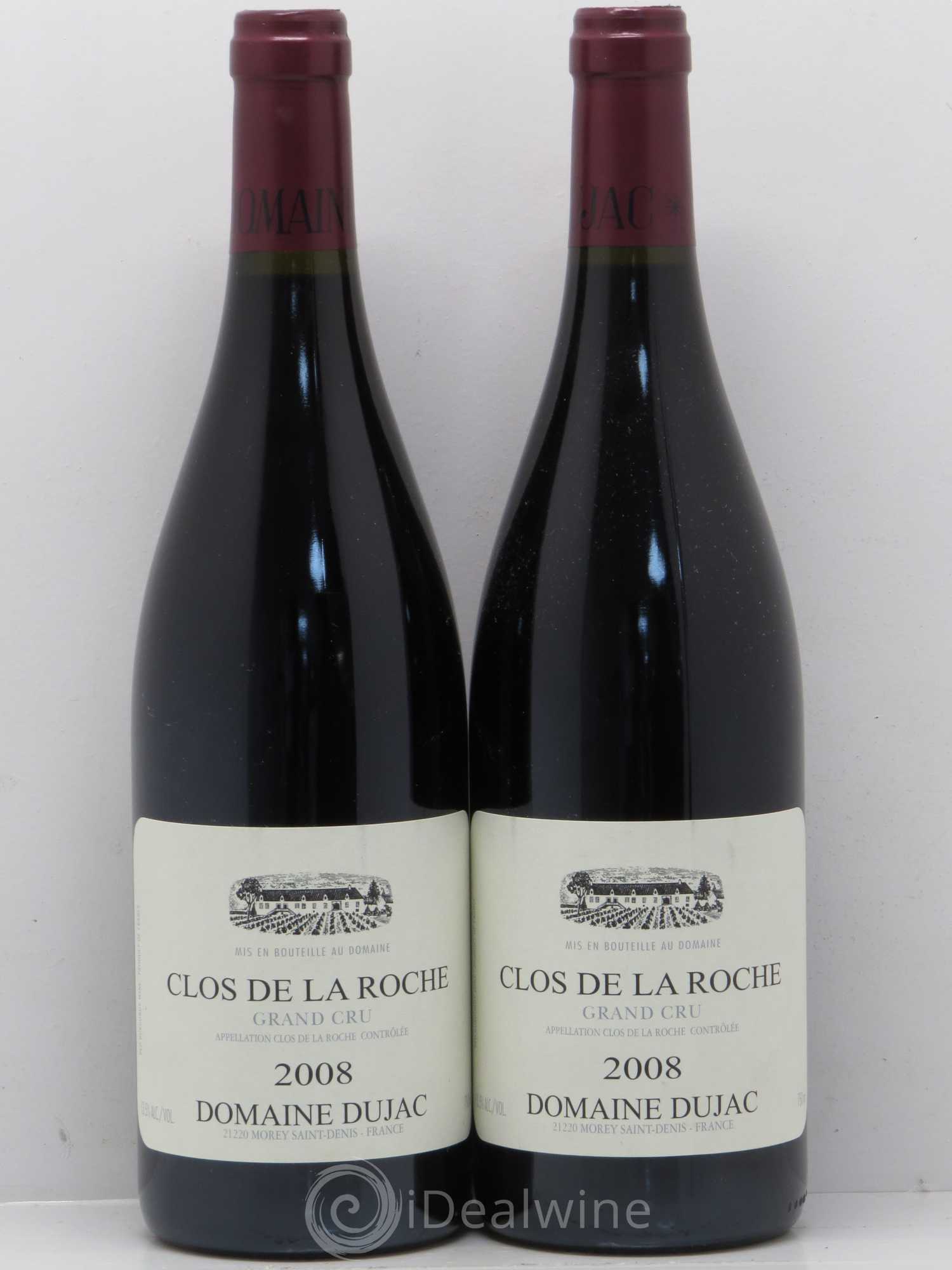 Clos de la Roche Grand Cru Dujac (Domaine) 2008 - Lot de 2 bouteilles - 0