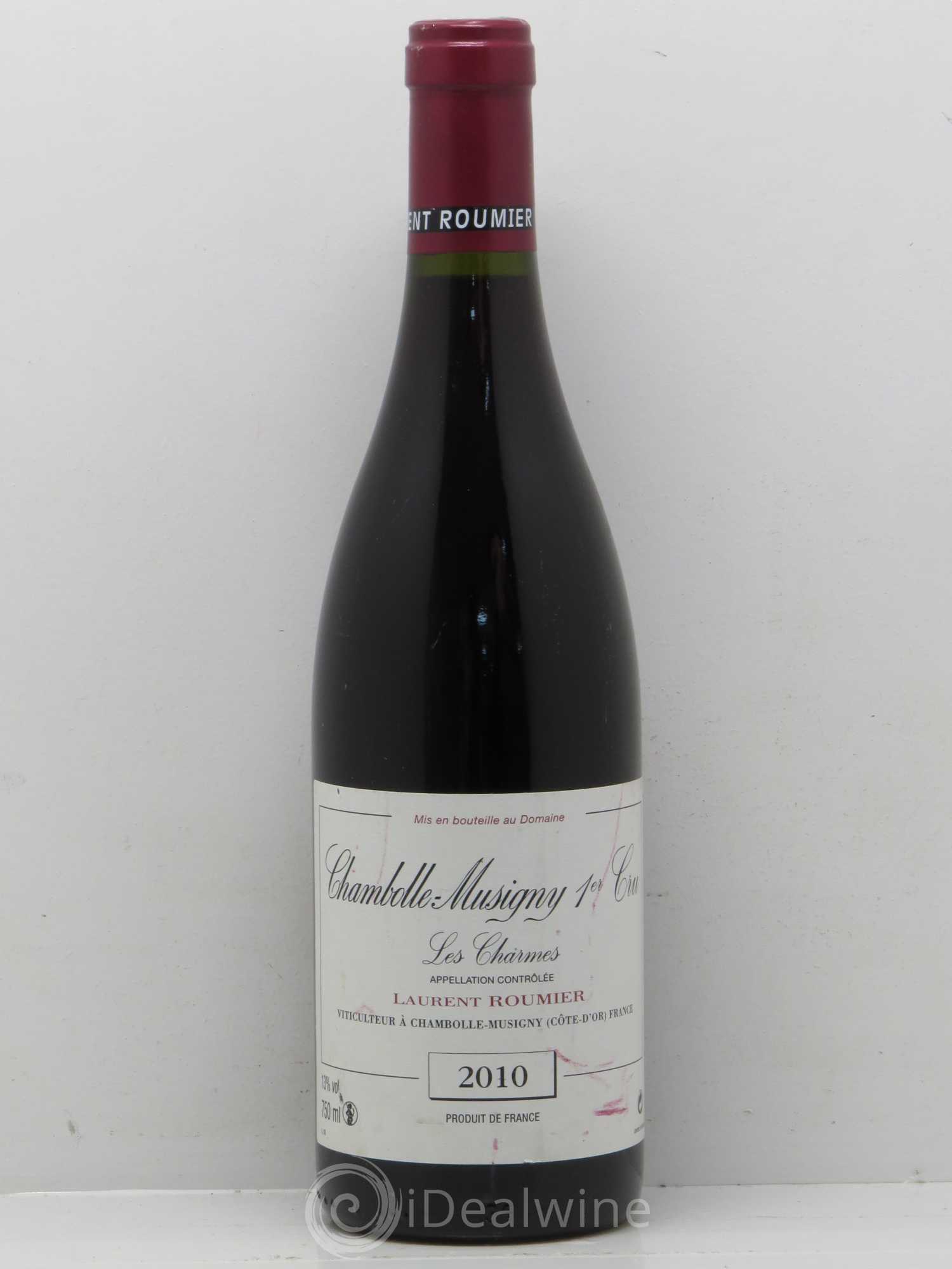 Chambolle-Musigny 1er Cru Les Charmes Laurent Roumier 2010 - Lot de 1 bouteille - 0