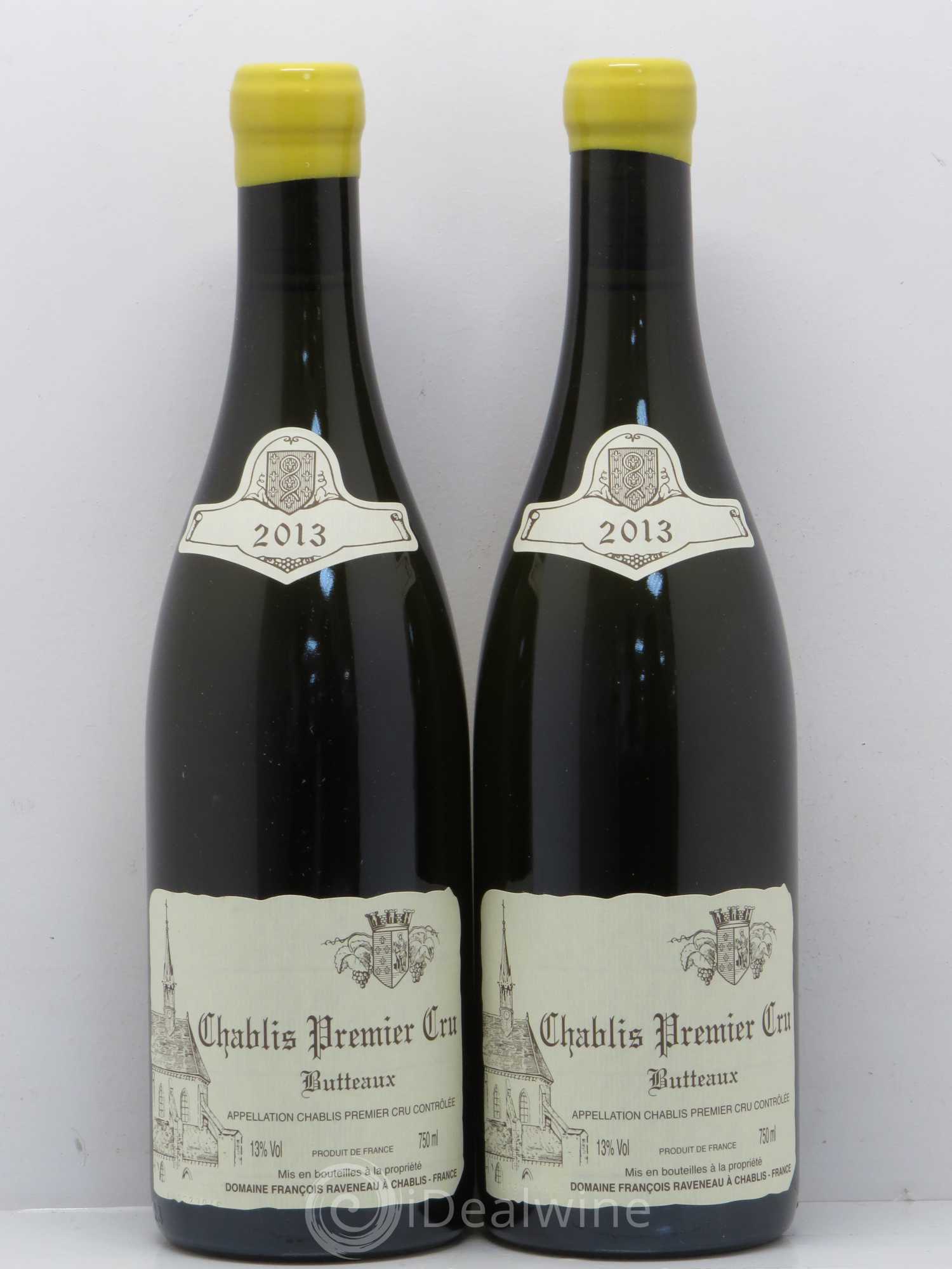 Chablis 1er Cru Butteaux Raveneau (Domaine) 2013 - Lot de 2 bouteilles - 0