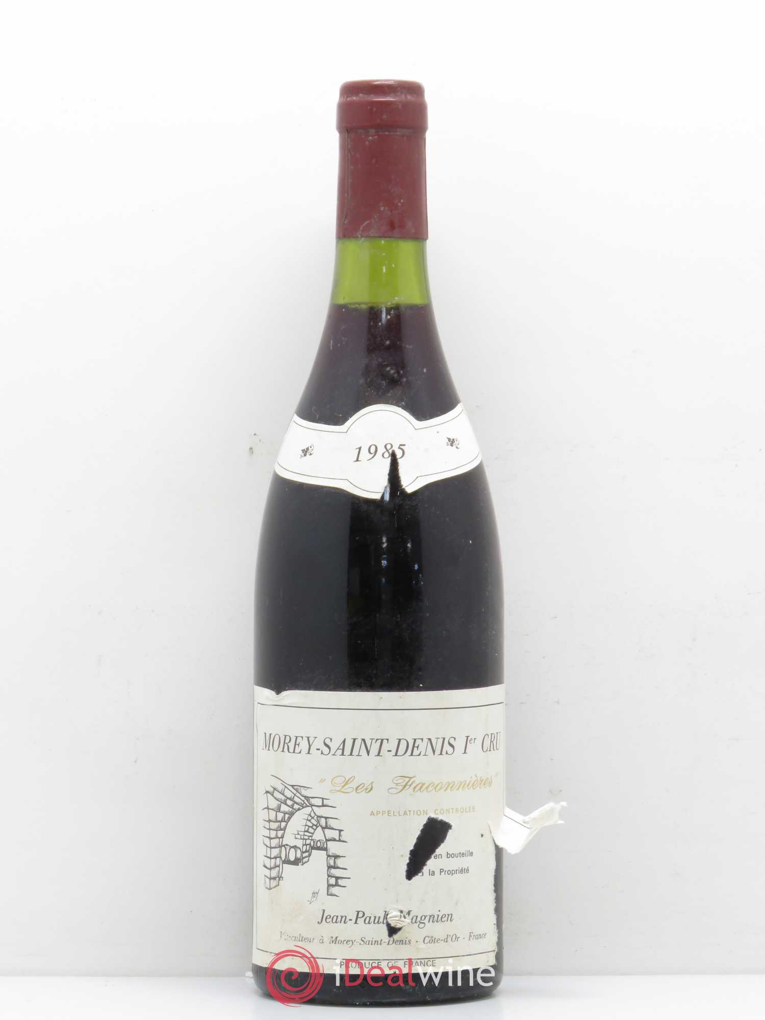 Morey-Saint-Denis 1er Cru Les Faconnières Jean Paul Magnien 1985 - Posten von 1 Flasche - 0