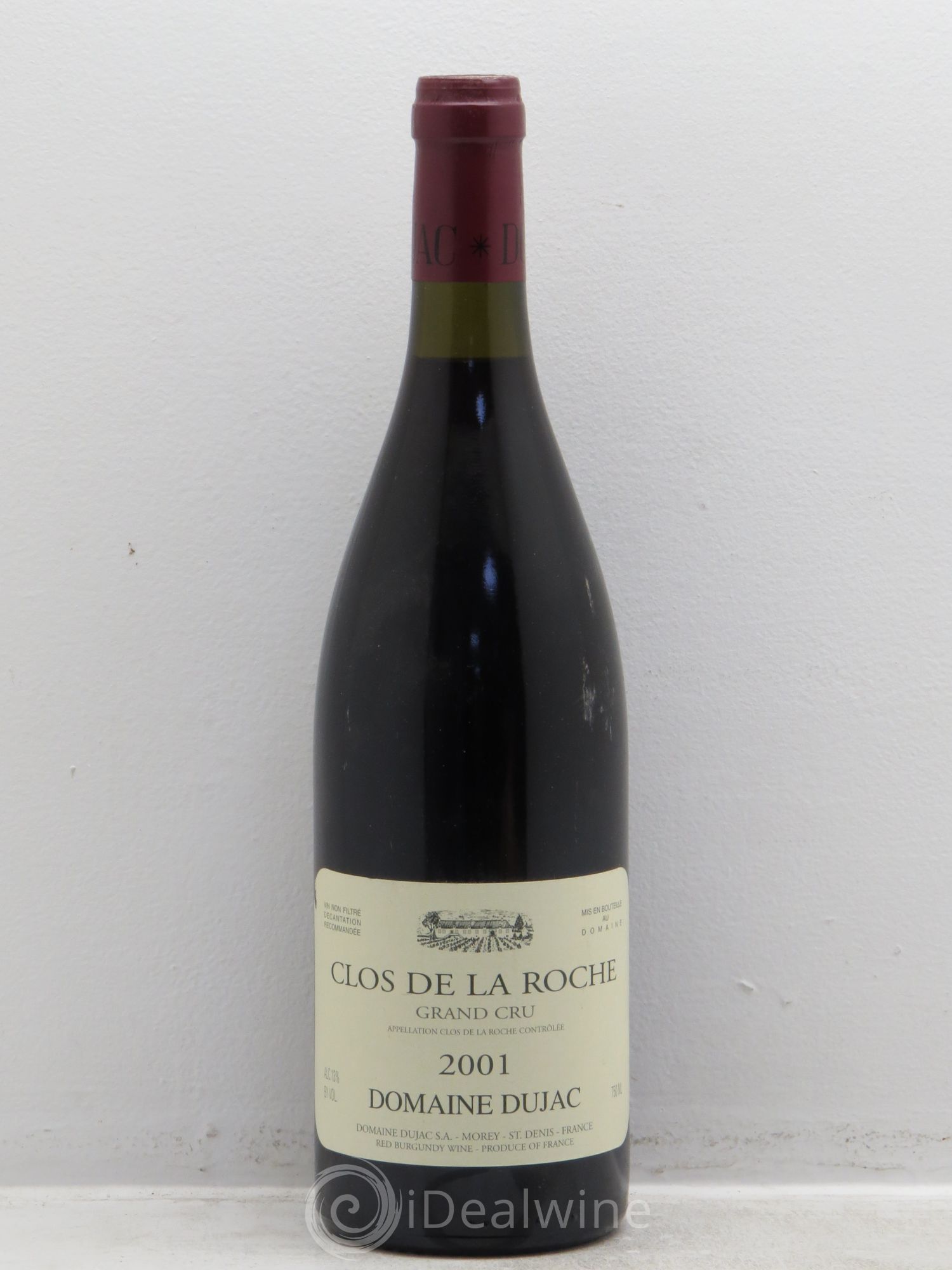 Clos de la Roche Grand Cru Dujac (Domaine) 2001 - Lot de 1 bouteille - 0