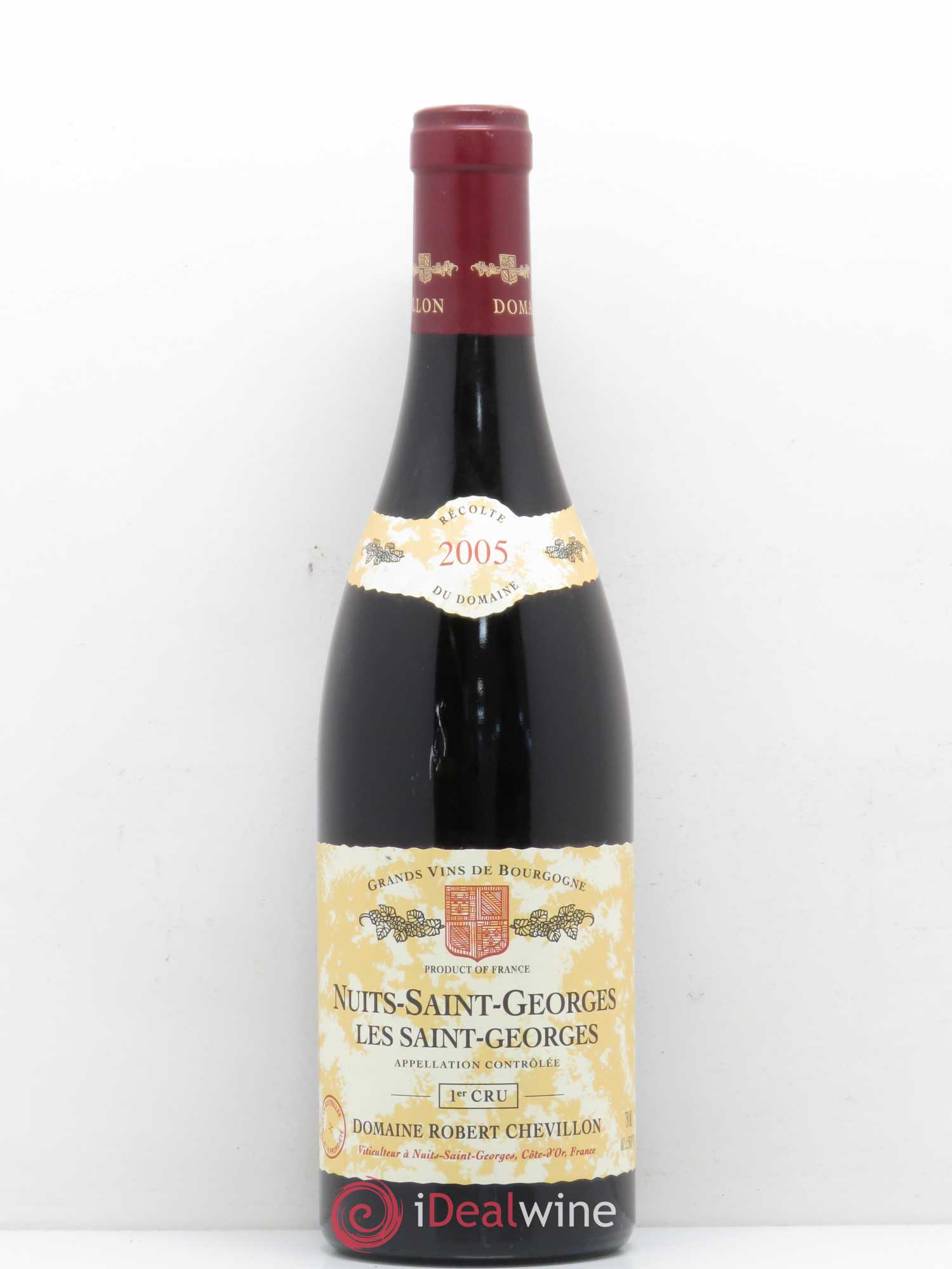 Nuits-Saint-Georges 1er Cru Les Saint Georges Robert Chevillon 2005 - Lot de 1 bouteille - 0