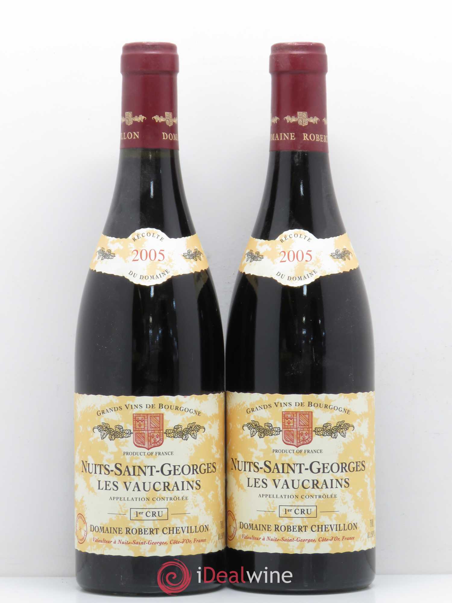 Nuits-Saint-Georges 1er Cru Les Vaucrains Robert Chevillon 2005 - Lot de 2 bouteilles - 0