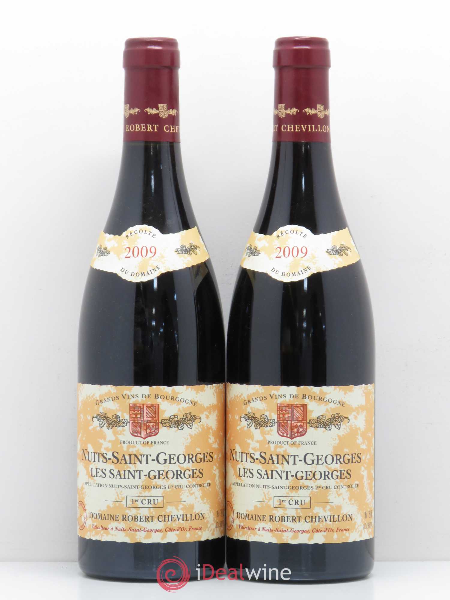 Nuits-Saint-Georges 1er Cru Les Saint Georges Robert Chevillon 2009 - Lot de 2 bouteilles - 0