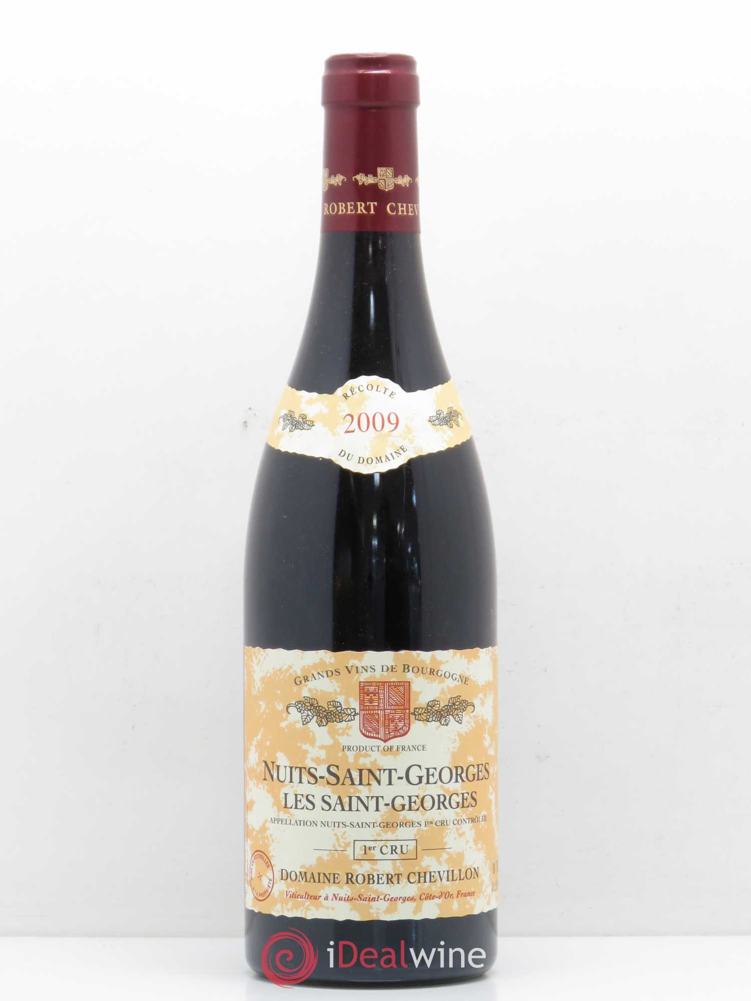 Nuits-Saint-Georges 1er Cru Les Saint Georges Robert Chevillon 2009 - Lot de 1 bouteille - 0