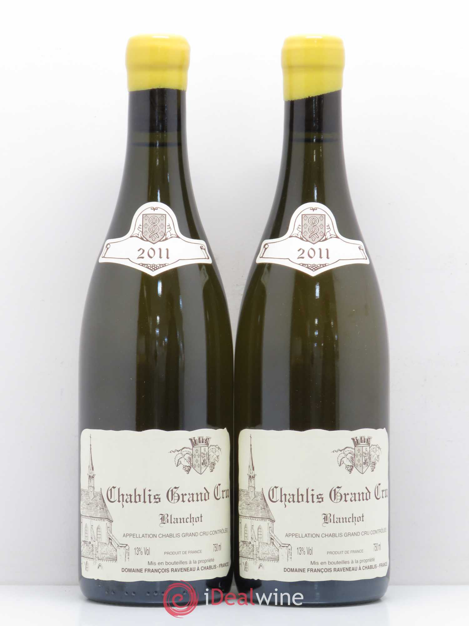 Chablis Grand Cru Blanchot Raveneau (Domaine) 2011 - Lot de 2 bouteilles - 0