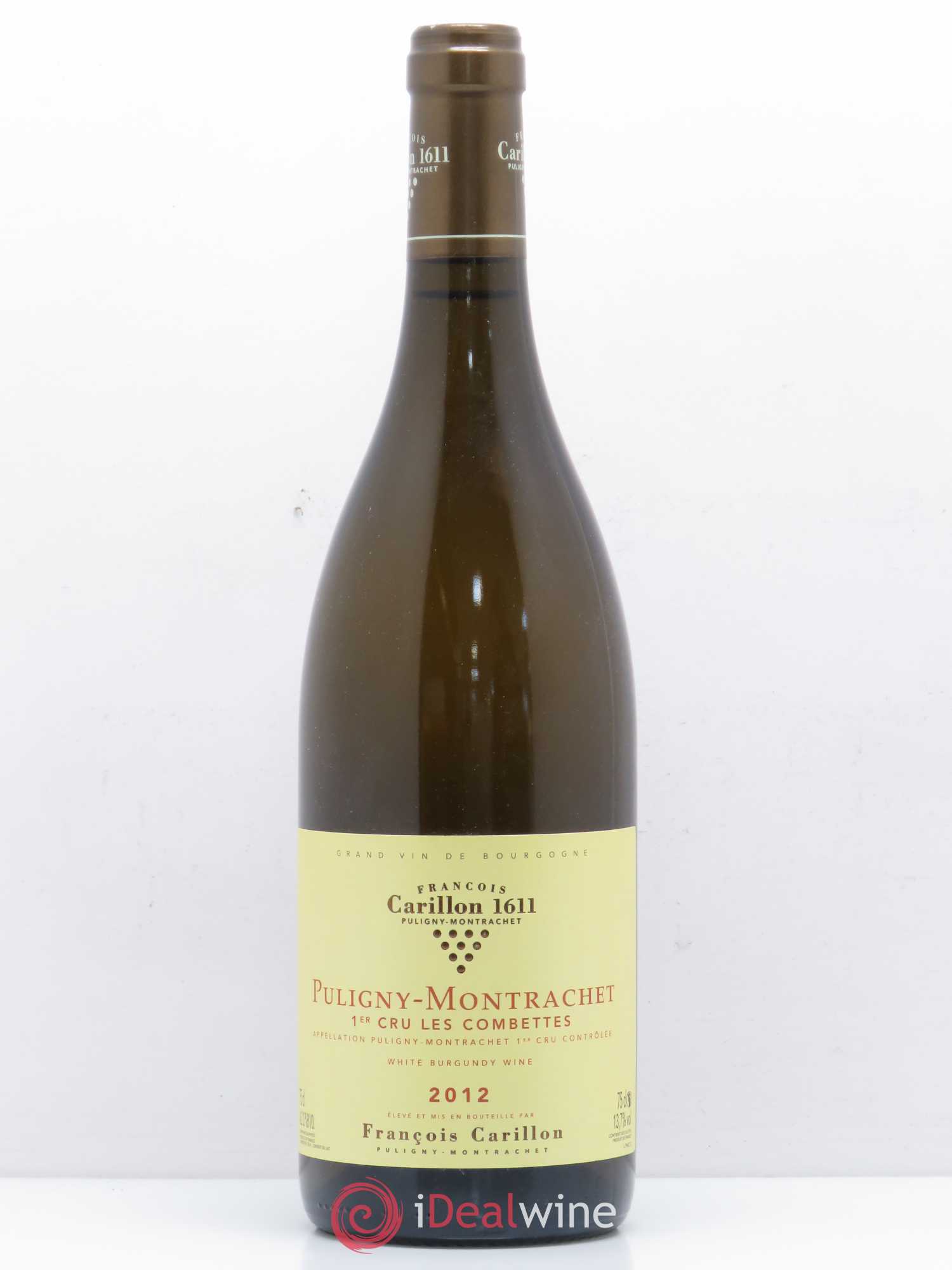 Puligny-Montrachet 1er Cru Les Combettes Francois Carillon 2012 - Posten von 1 Flasche - 0