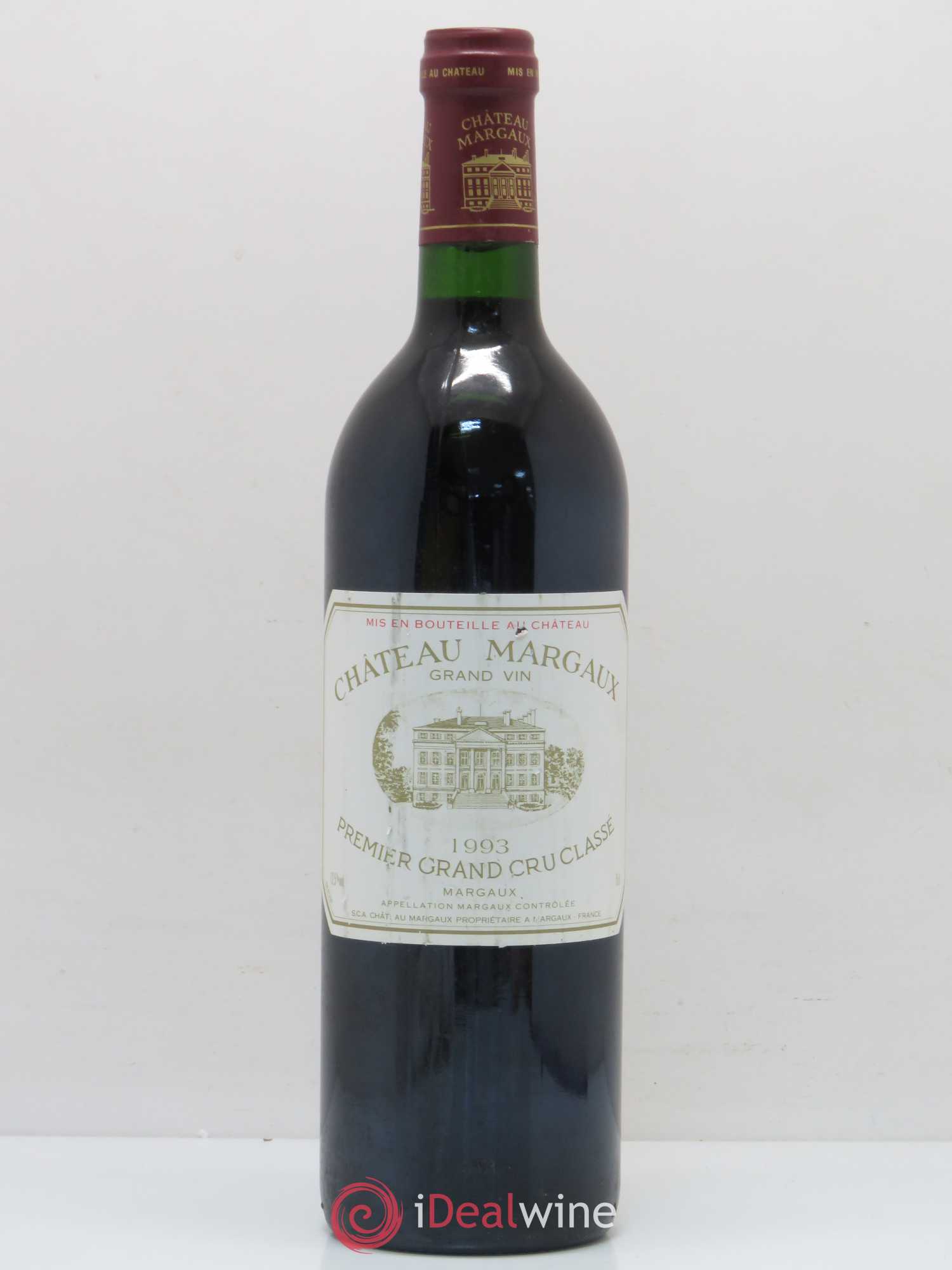 Château Margaux 1er Grand Cru Classé 1993 - Lot de 1 bouteille - 0