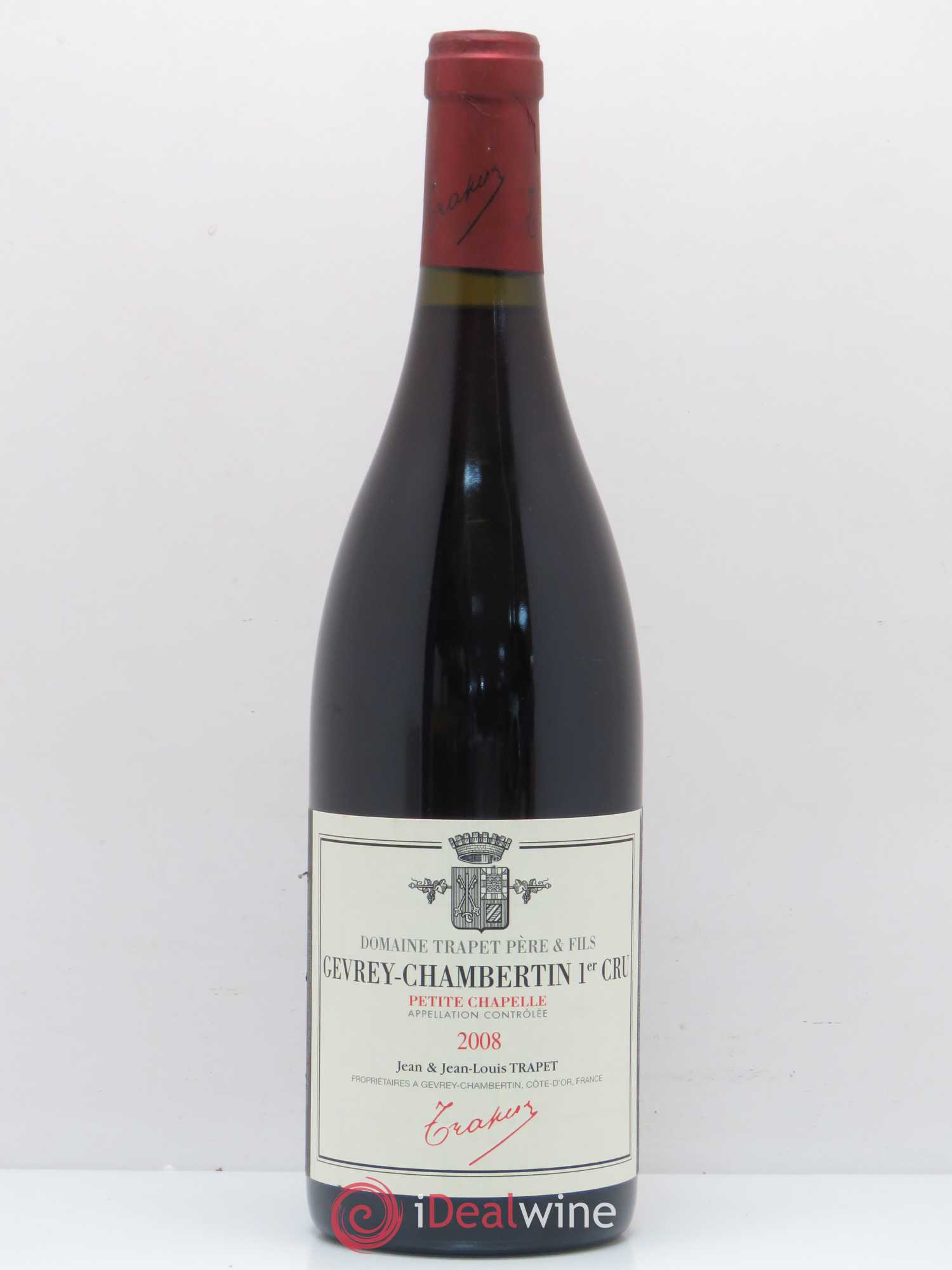 Gevrey-Chambertin 1er Cru Petite Chapelle Domaine Trapet 2008 - Lot de 1 bouteille - 0
