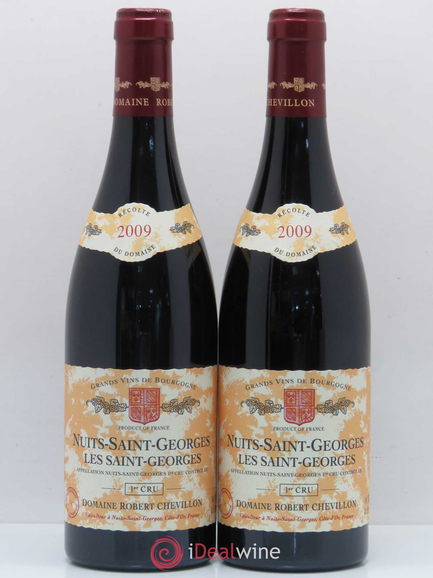 Nuits-Saint-Georges 1er Cru Les Saint Georges Robert Chevillon 2009 - Lot de 2 bouteilles - 0