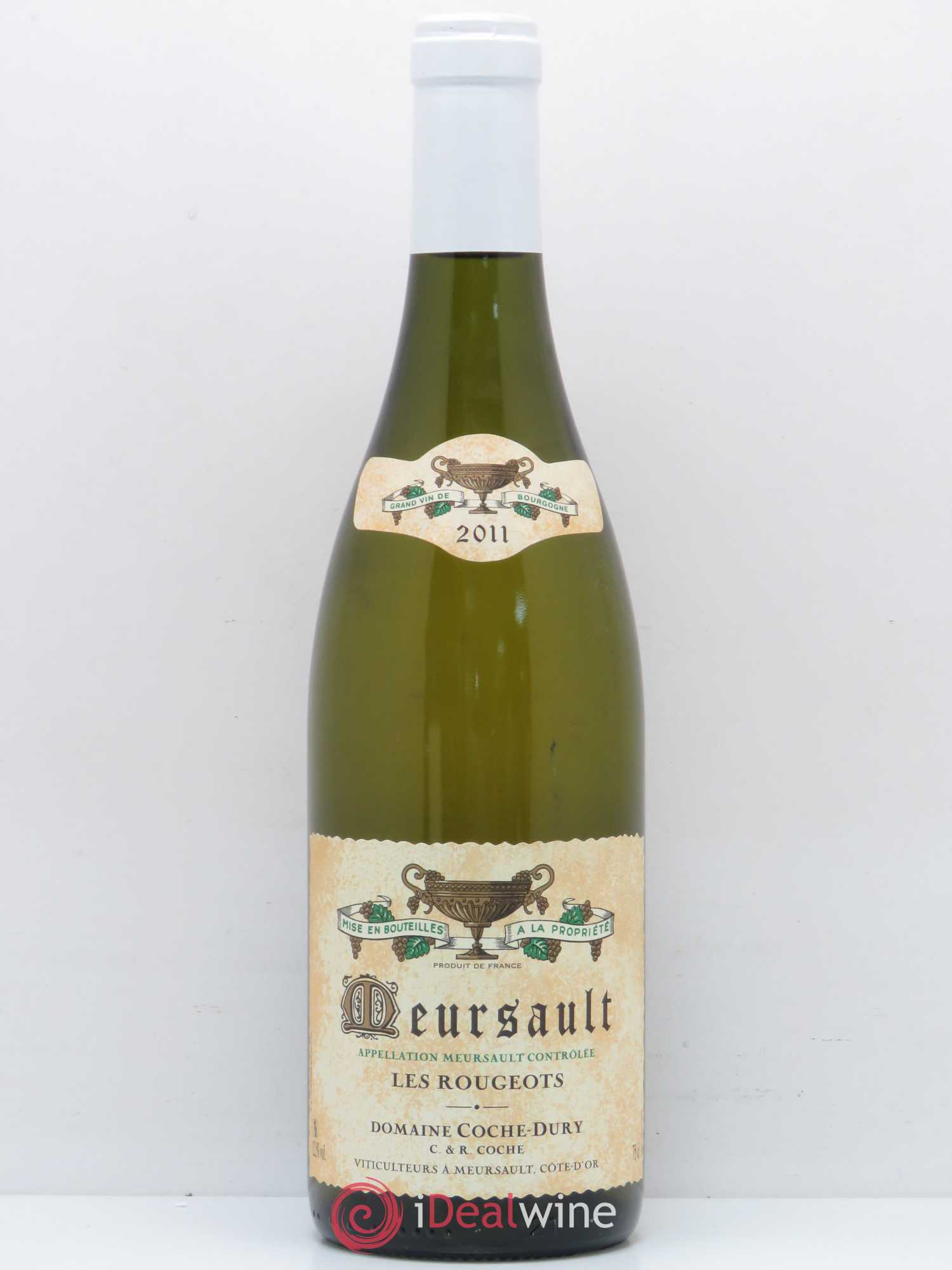Meursault Les Rougeots Coche Dury (Domaine) 2011 - Lot de 1 bouteille - 0