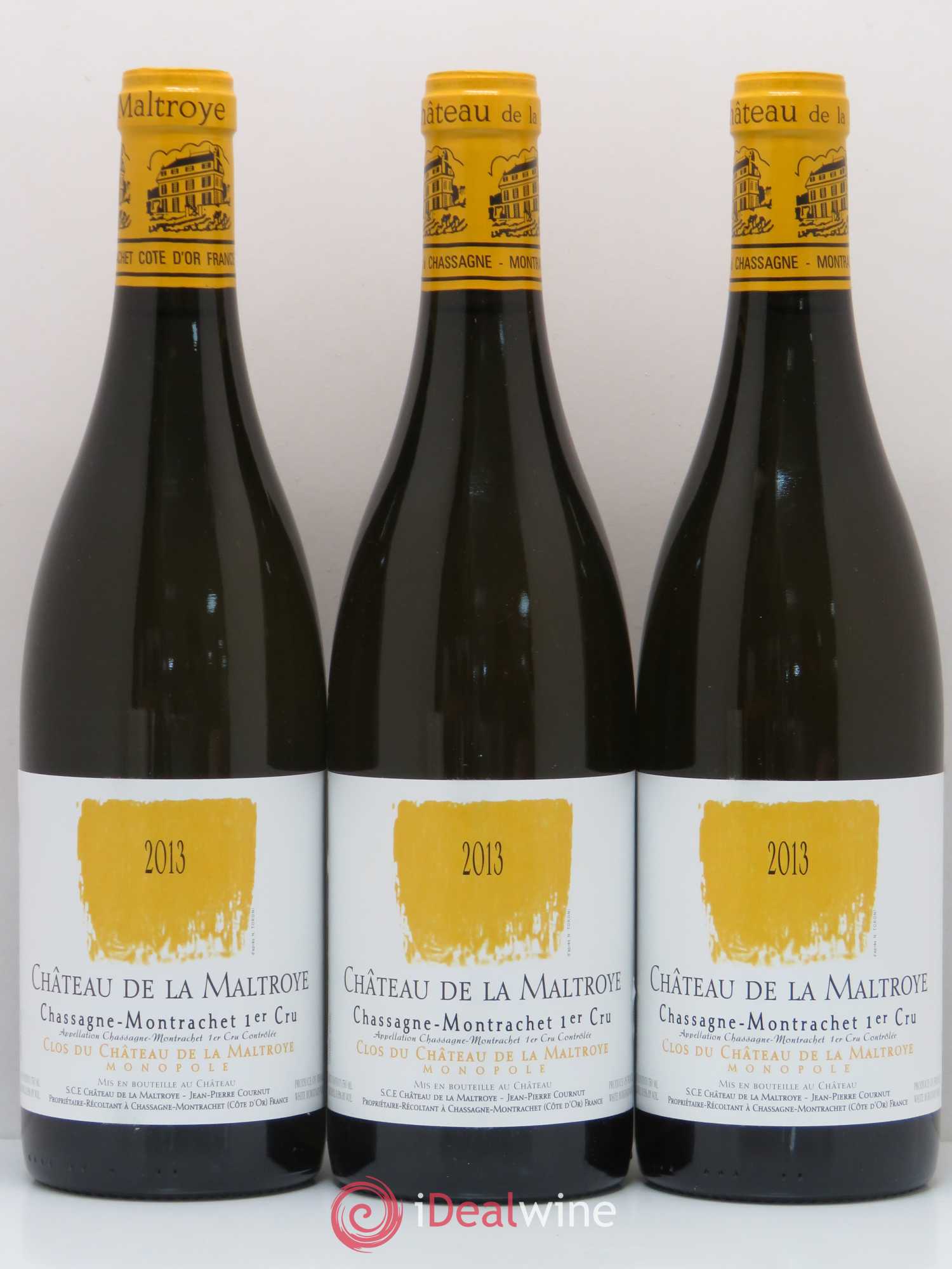 Chassagne-Montrachet Clos du Château Château de la Maltroye 2013 - Posten von 3 Flaschen - 0