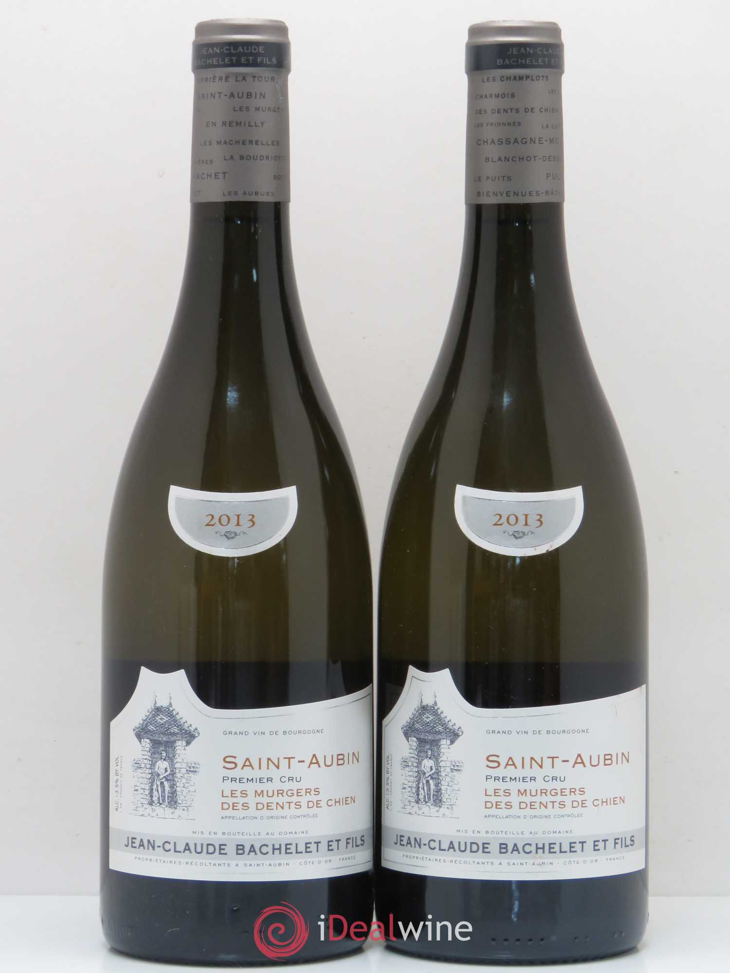 Saint-Aubin 1er Cru Murgers des Dents de Chiens Domaine Jean-Claude Bachelet 2013 - Lotto di 2 bottiglie - 0